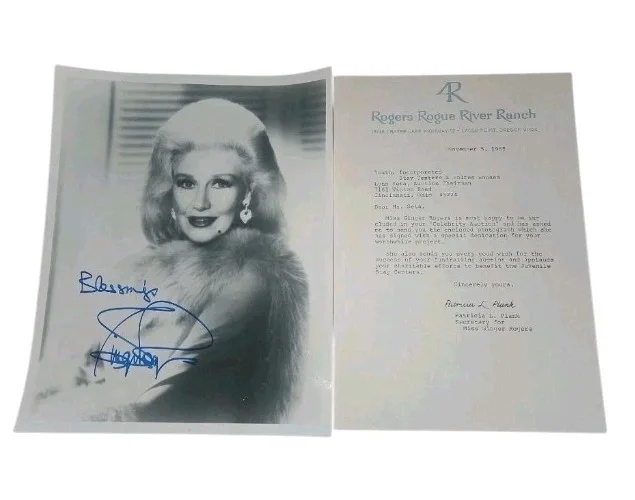 Ginger Rogers Photo Autographed w Provenance Letter Vintage Hollywood Actress, изображение 4