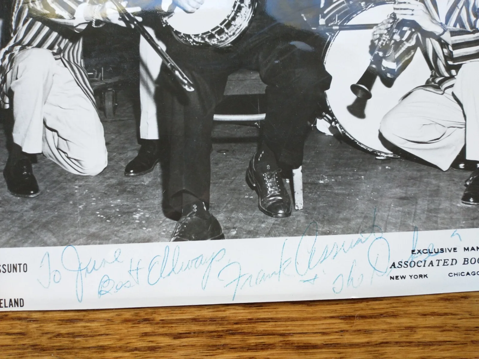 Frank & Fred Assunto and The Dukes of Dixieland Press Photo Autographed 8"x10", изображение 2