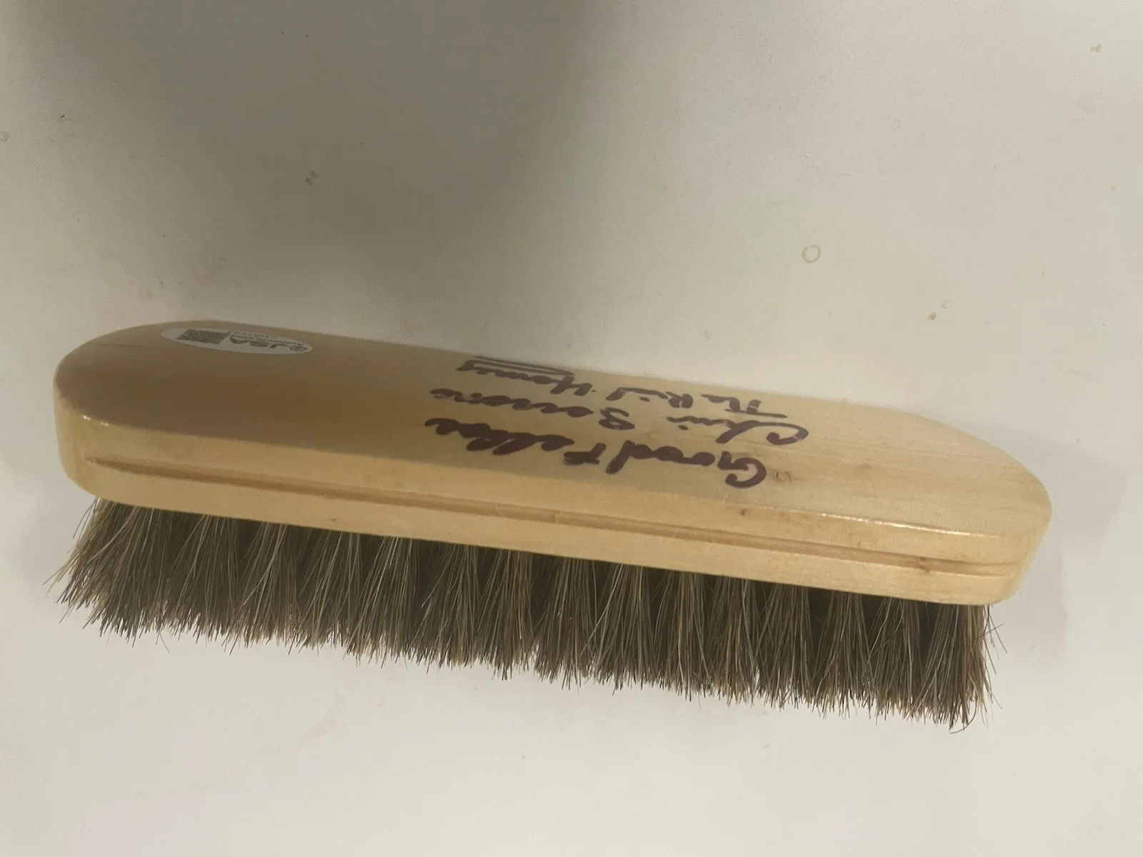 Chris Serrone — Chris Serrone “Goodfellas” “The Kid Henry” Signed Shoe Shine Brush JSA Cert, изображение 3