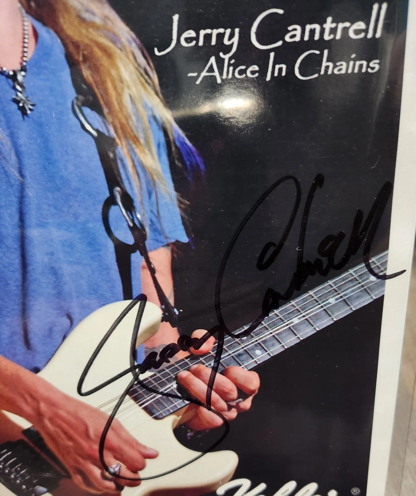 JERRY CANTRELL ALICE IN CHAINS Autographed Signed Promotional Photo, image 2