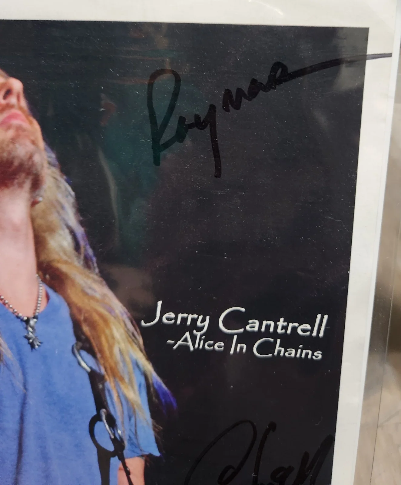 JERRY CANTRELL ALICE IN CHAINS Autographed Signed Promotional Photo, image 3