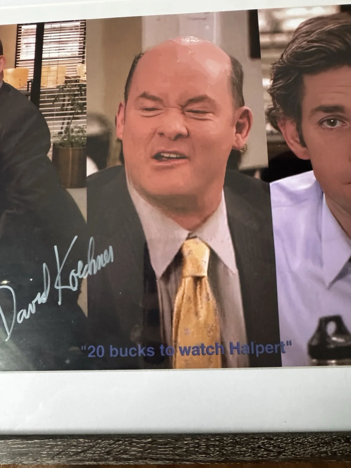 Dave Koechner — The Office- Todd Packer (Dave Koechner) Autograph, image 2