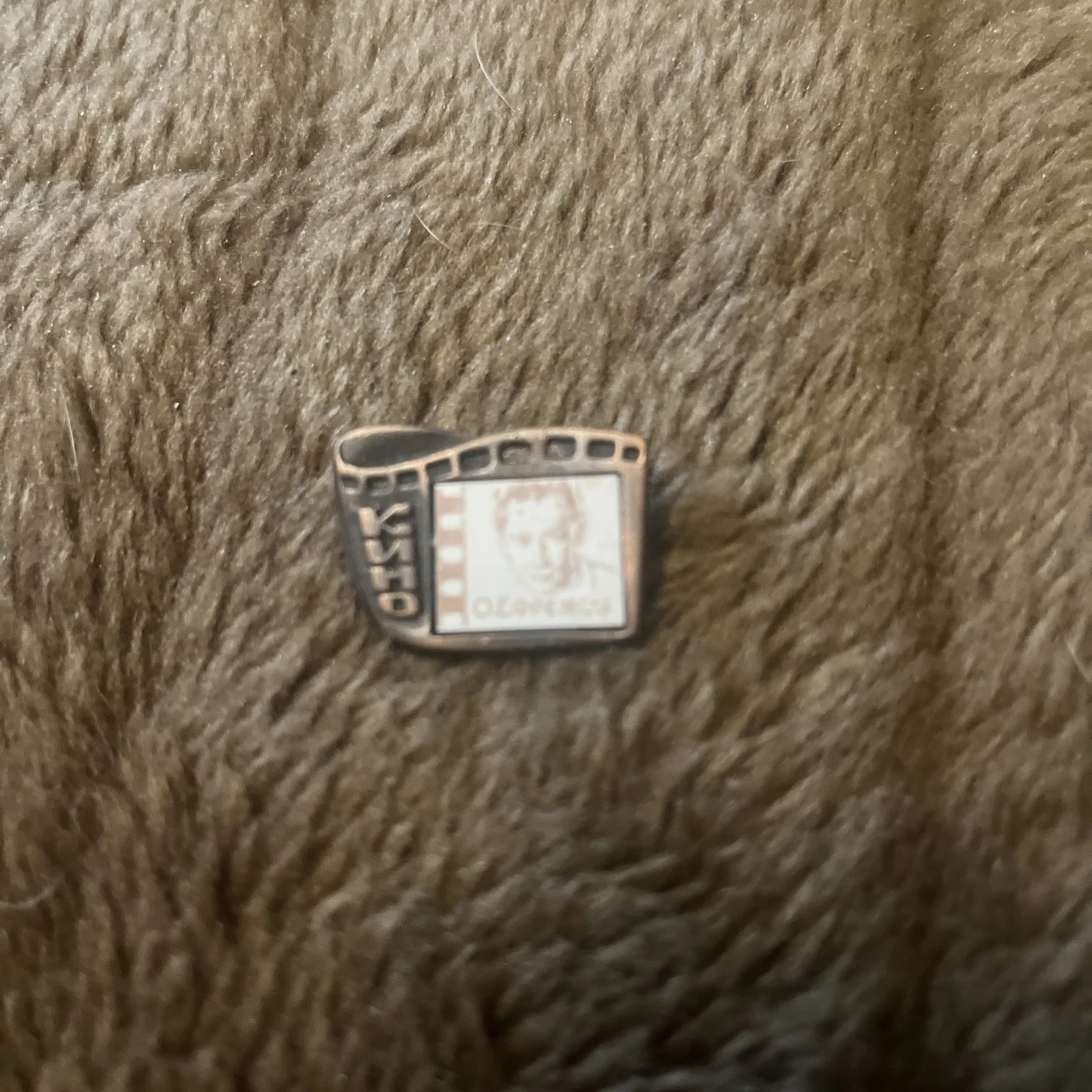 USSR Soviet Cinema Legend Pin Badge – Oleg Yefremov – Film & Theatre Ac, изображение 2