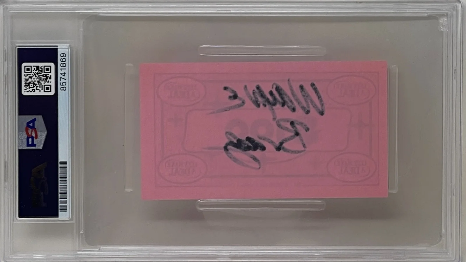Wayne Brady — Wayne Brady Signed Let's Make A Deal Game Novelty Currency Money TV Show PSA, изображение 2