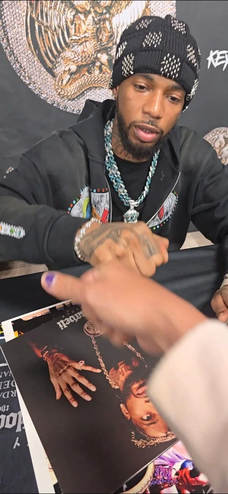 Key GlockGlockaveli (Canary Yellow Vinyl Signed With Proof, image 2