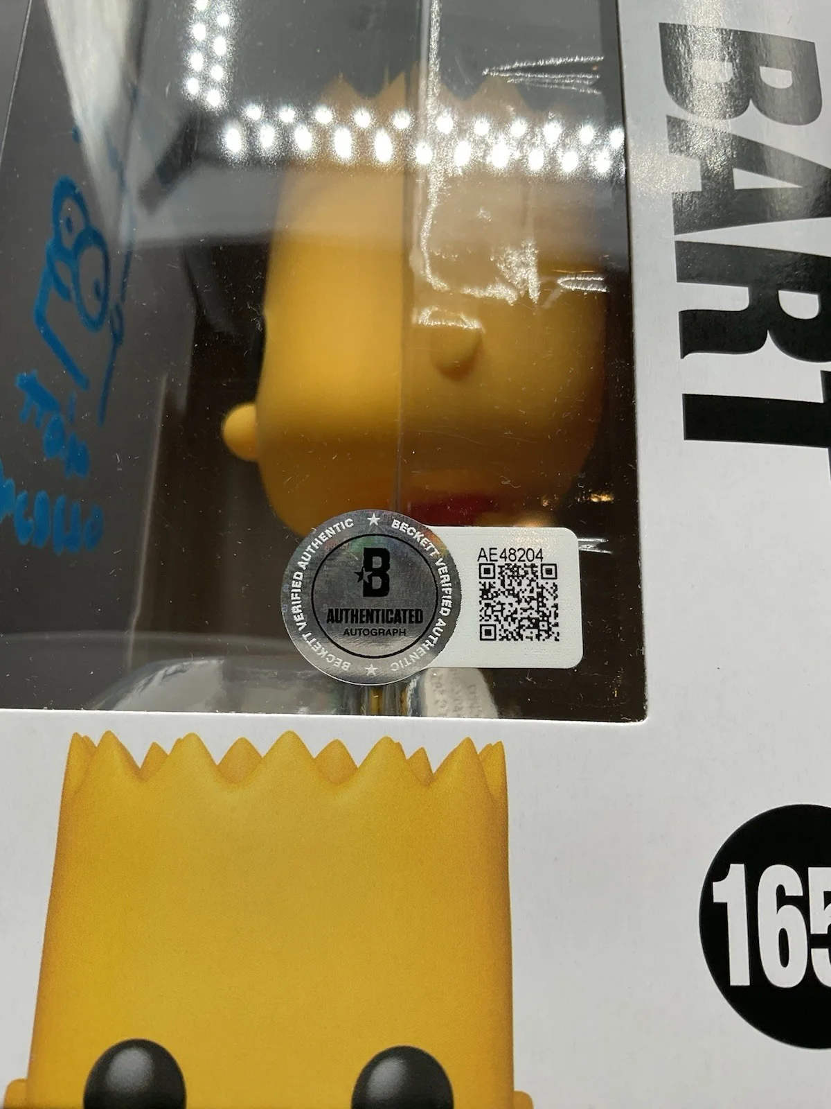 Matt Groening — Matt Groening Signed Simpsons Bart Funko Pop #1652 BAS Matt Groening sketch LOA, изображение 5
