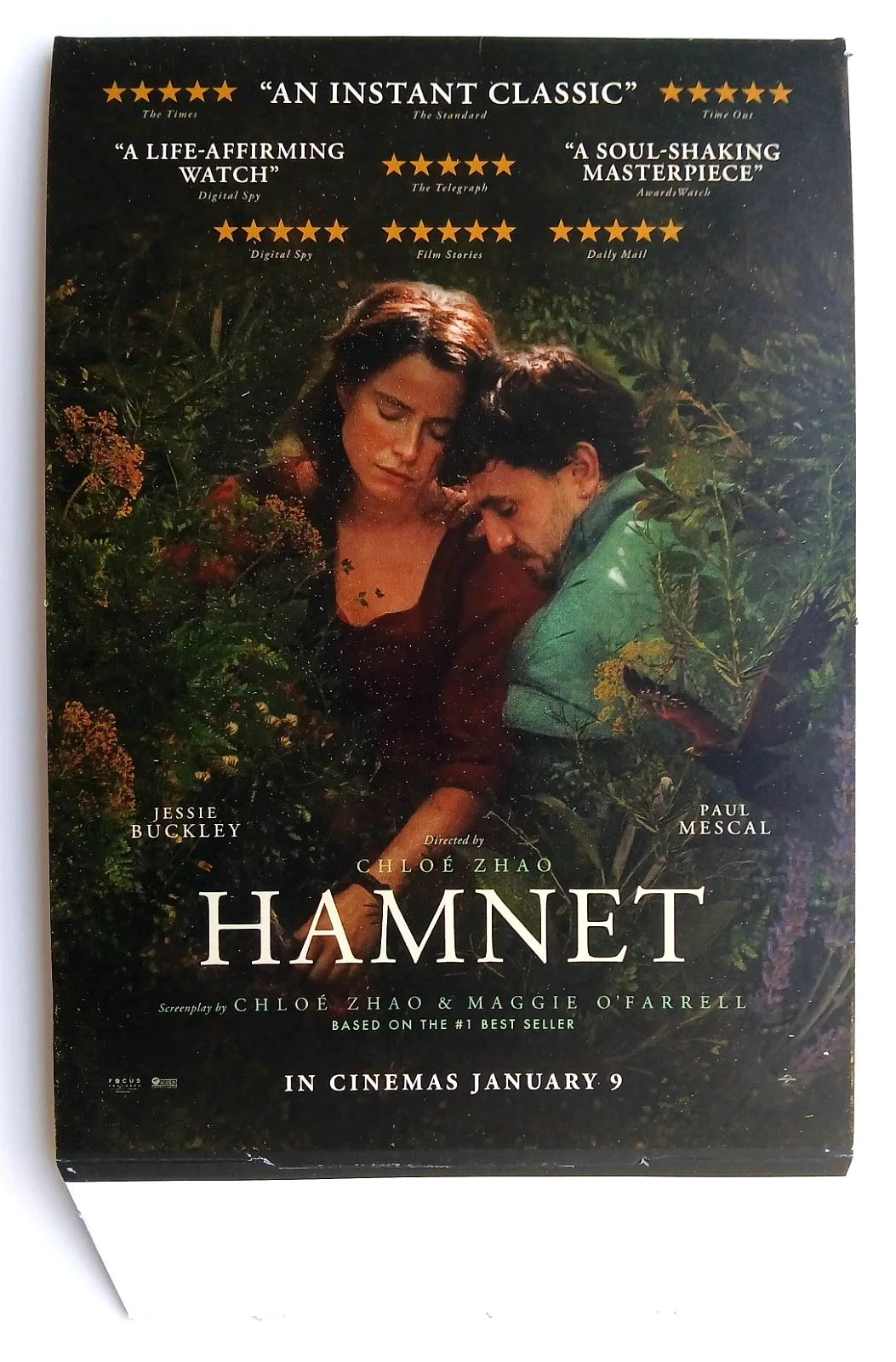 Hamnet Film Movie Card Display Standee 21 x 15cm Paul Mescal Jessie Buckley, изображение 5