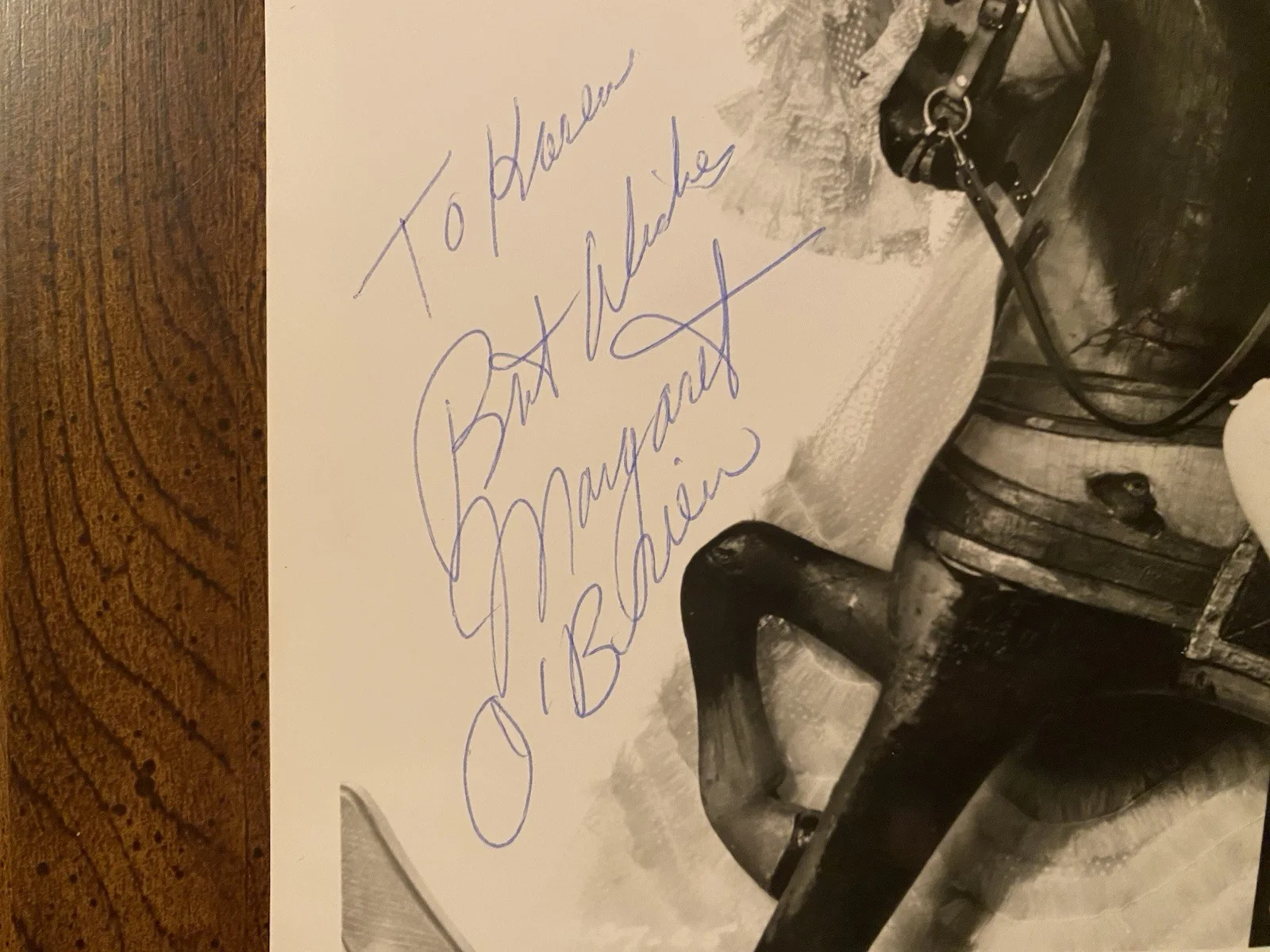 Margaret O’Brien — Margaret O’Brien Signed Autographed 10x8 Photo With COA Meet Me In St Louis, изображение 2