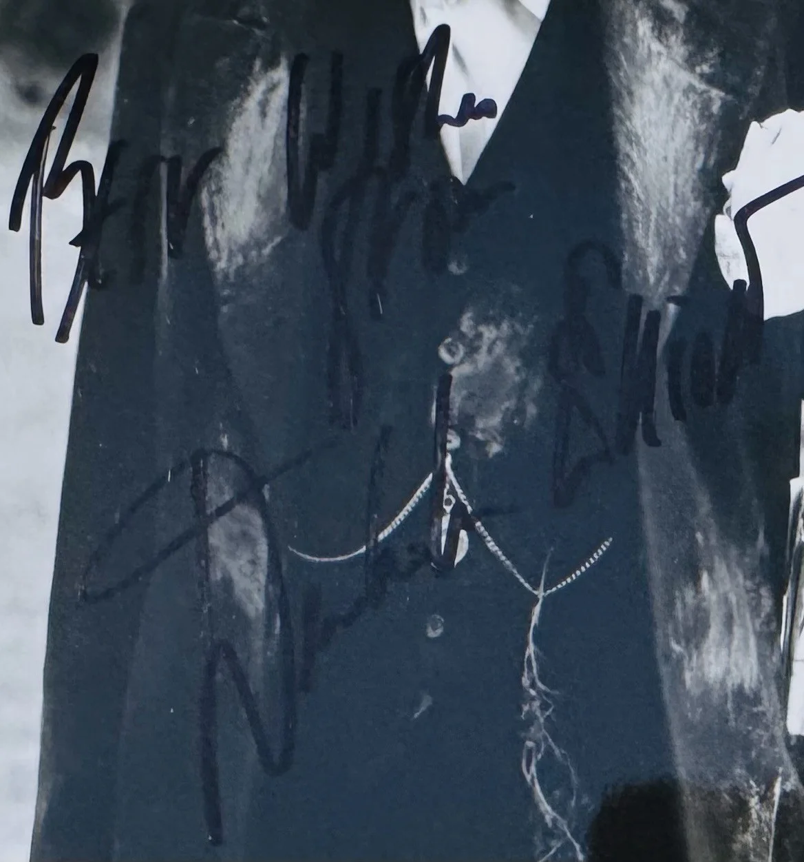 Denholm Elliott Signed Autographed 7.5 x 9 Photo SWAU Cert Indiana Jones, изображение 2