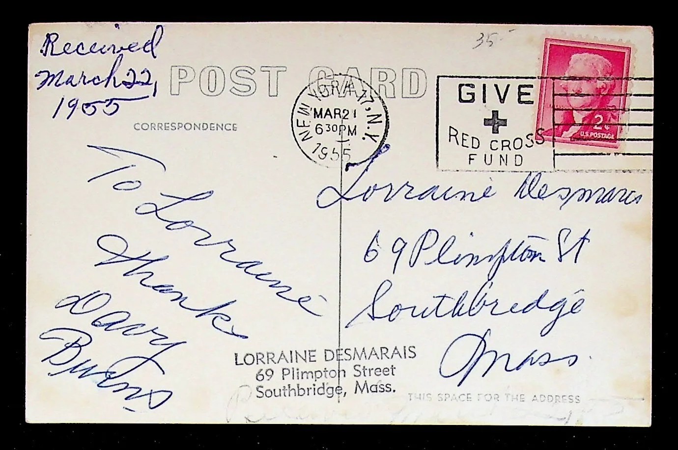 Davy Burns, David Burns — David Burns 1955 Signed Autograph RPPC Imogene Coca TV Show Cast Promo Postcard, изображение 3