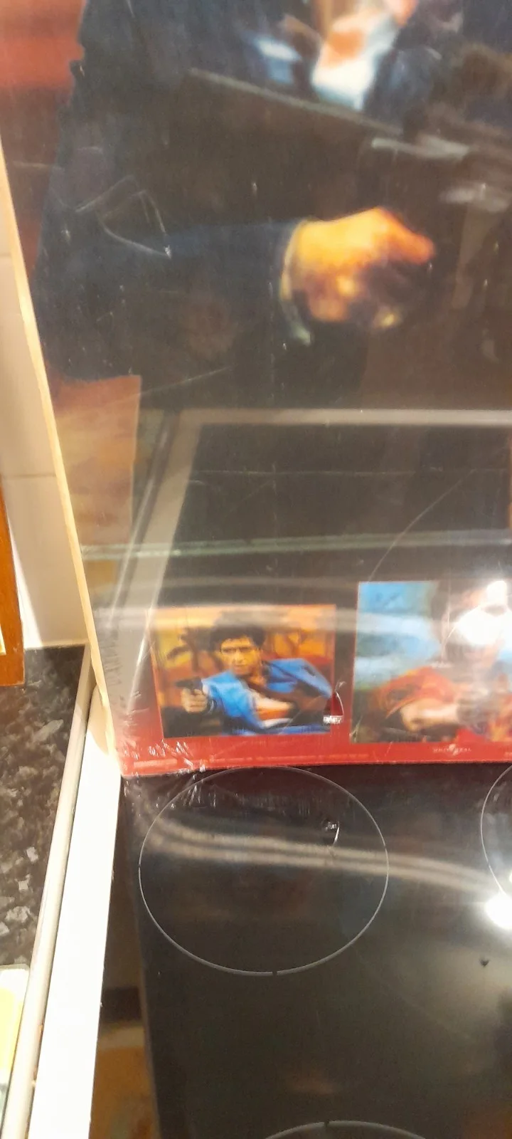Scarface 3d Poster Wall Art, still has the plastic covering on it., изображение 5