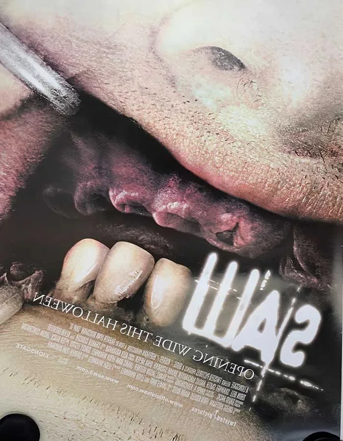 Tobin Bell — Tobin Bell signed Full Size One Sheet Poster Saw III JSA Authentication, image 2