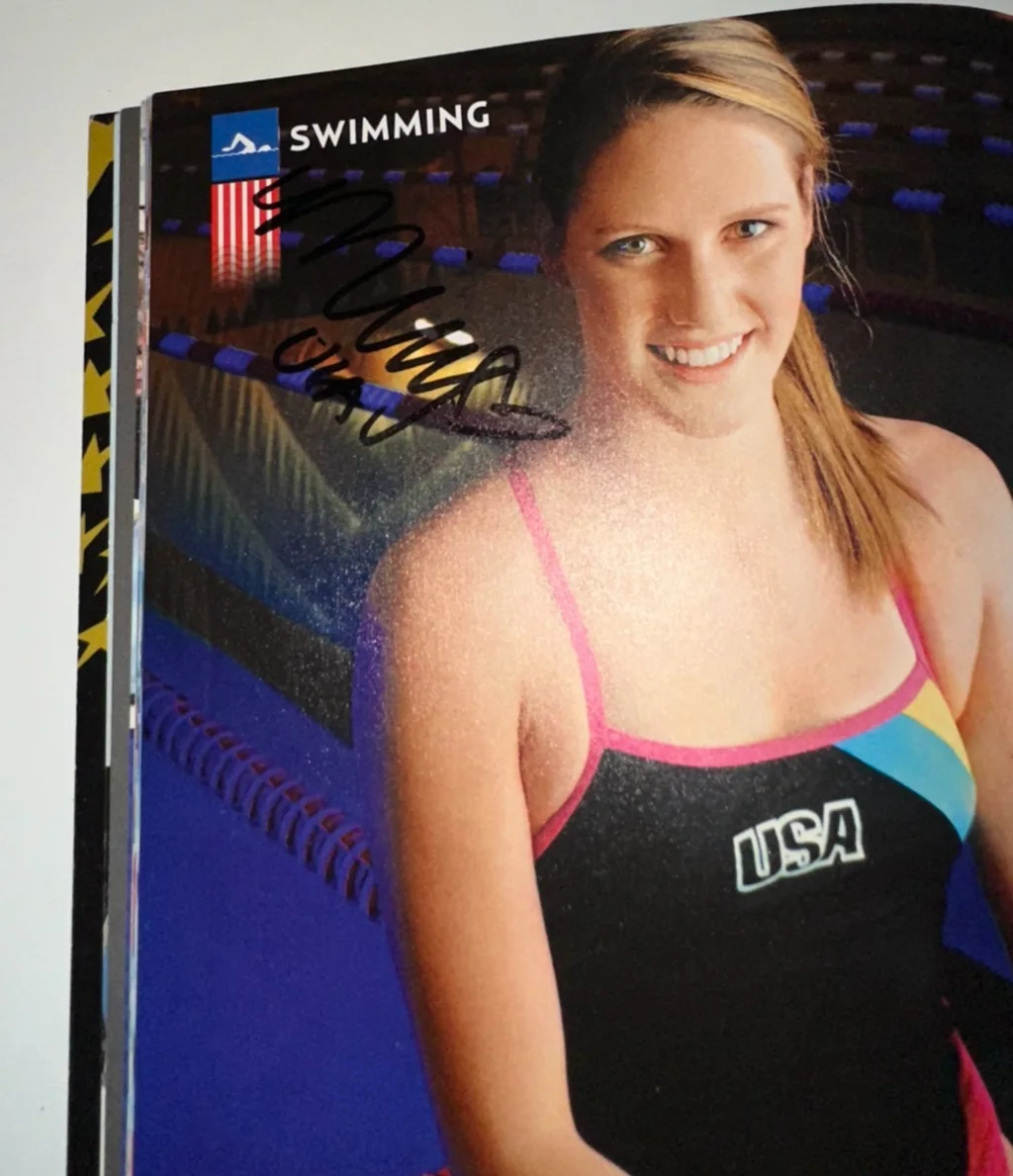 Olympics Book signed Gabby Douglas Kerri Walsh Allyson Felix Missy Franklin, image 5