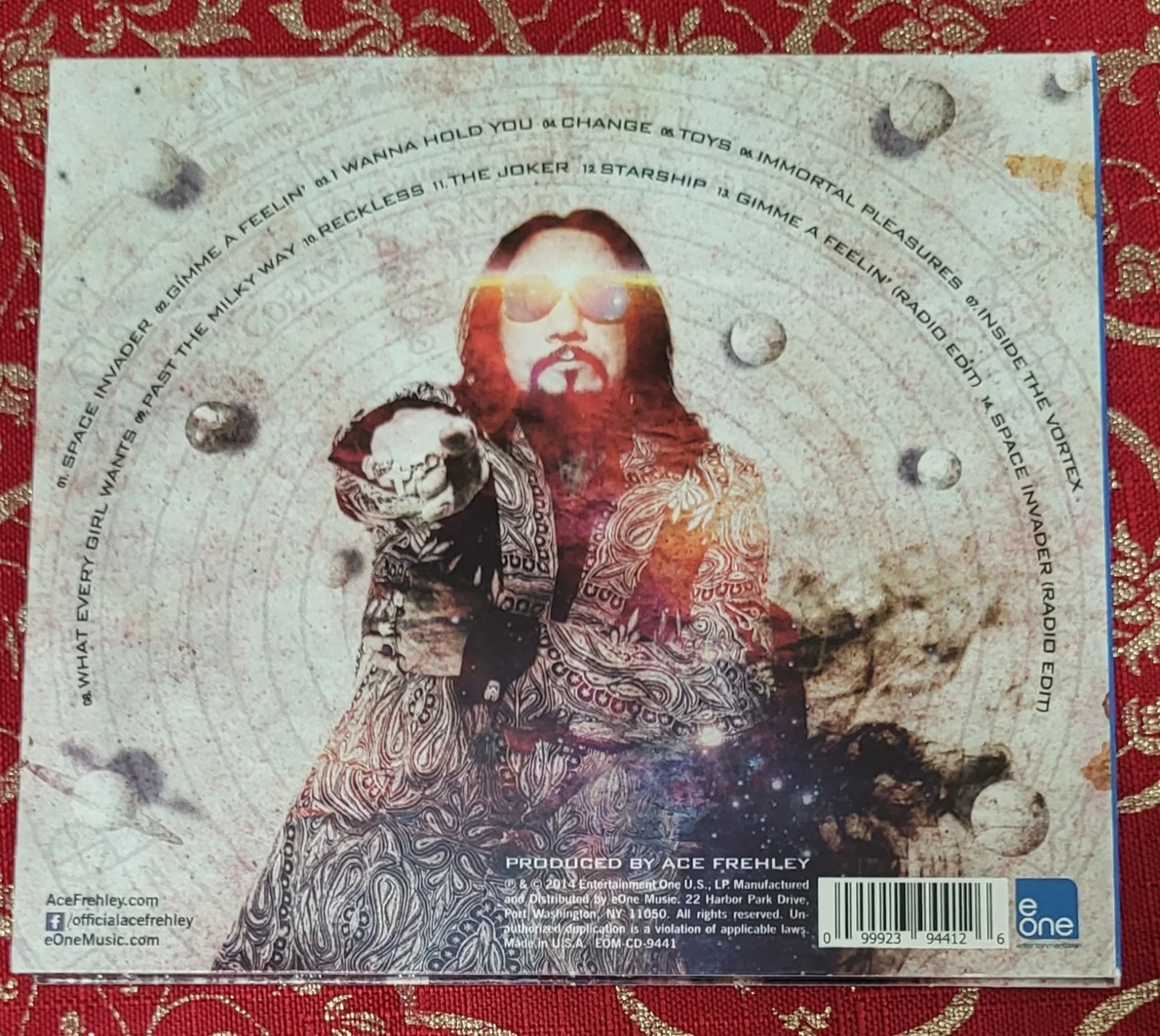 Ace Frehley Space Invader CD Autographed, Hand-Signed, image 2
