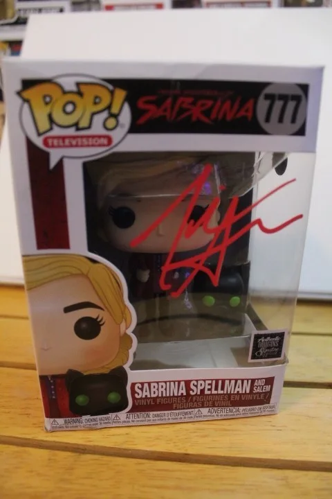 Kiernan Shipka — Signed Funko Pop #777 - Sabrina Spellman, Kiernan Shipka + COA