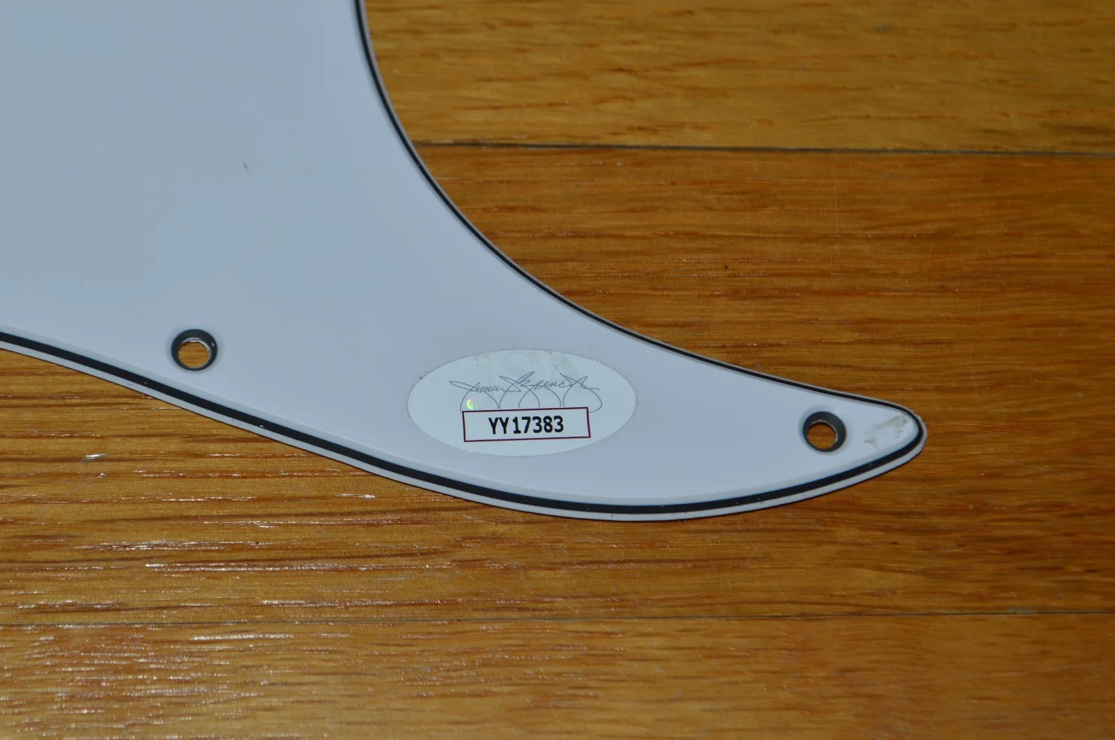 GREEN DAY ~ Billie Joe Armstrong Autographed Pickguard with JSA Hologram, изображение 3