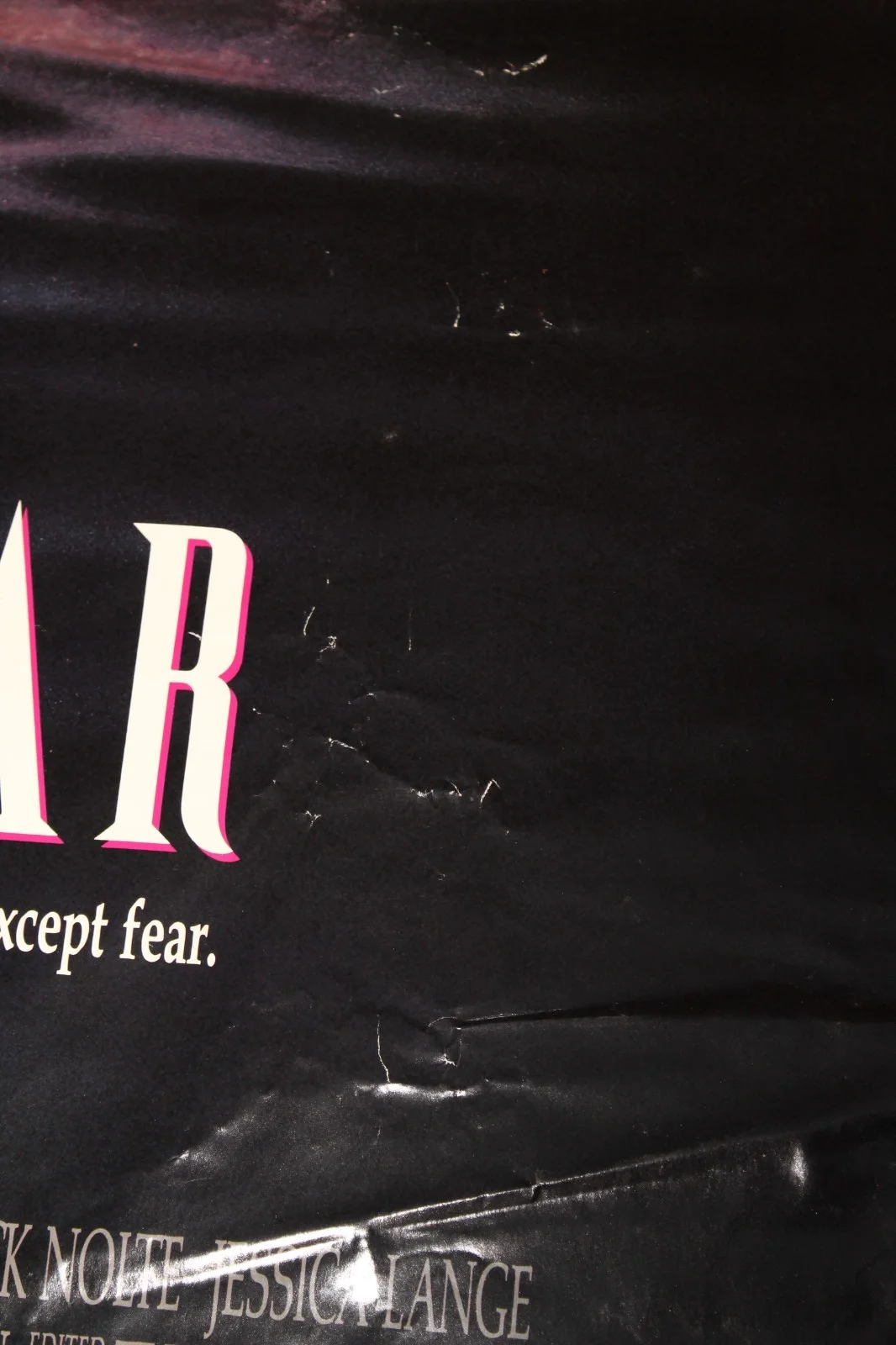 Cape Fear (1991) Original 27x40 Double Sided Movie Poster, image 2