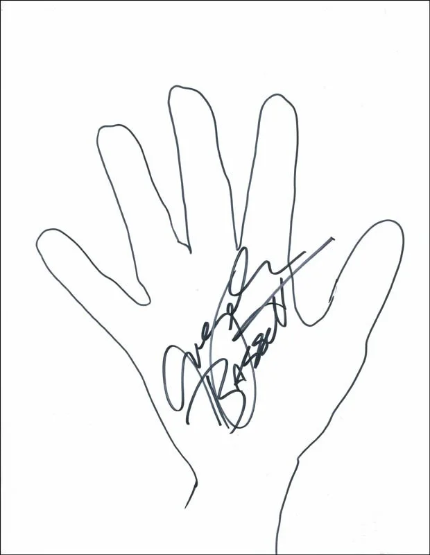 Angela Bassett — ANGELA BASSETT - HAND/FOOT PRINT OR SKETCH SIGNED