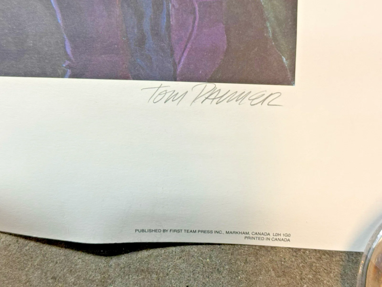 Tom Palmer — Vintage Captain America Red Skull Over Manhattan SIGNED by Tom Palmer 199/2500, image 2