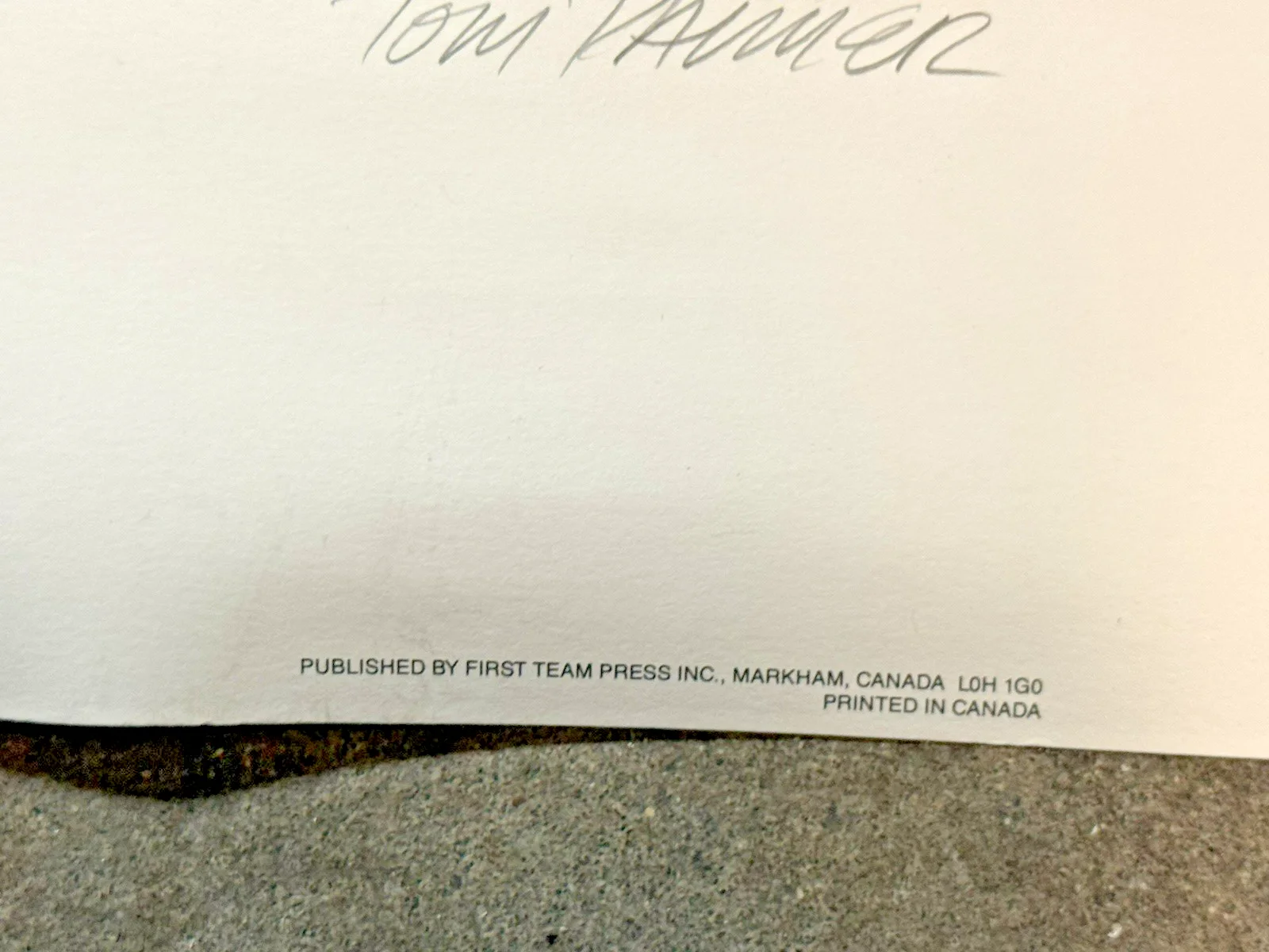 Tom Palmer — Vintage Captain America Red Skull Over Manhattan SIGNED by Tom Palmer 199/2500, image 3