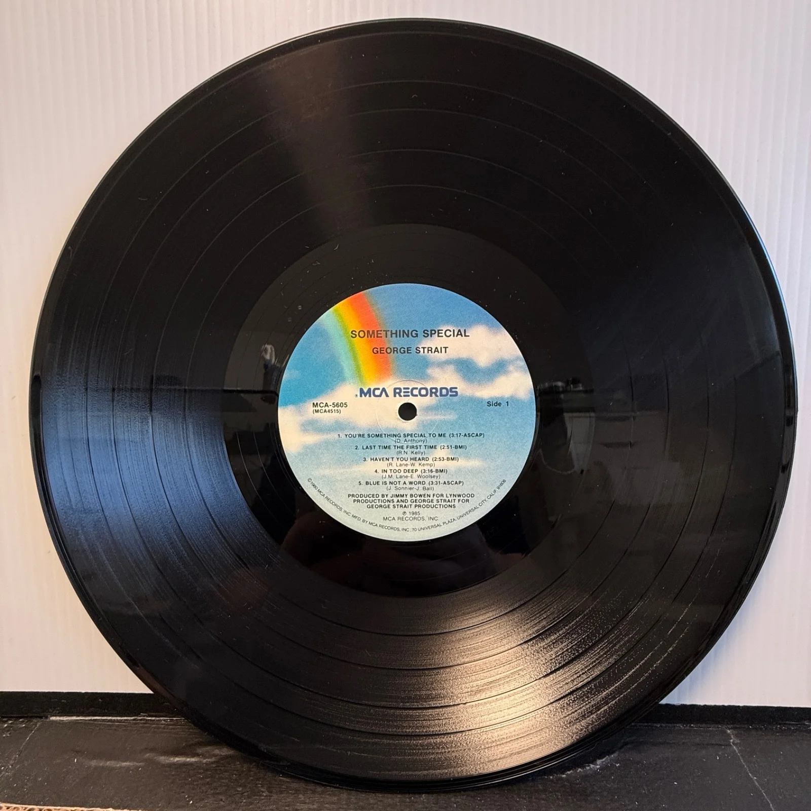 GEORGE STRAIT "Something Special" AUTOGRAPHED usa VINYL LP GOLD PROMO stamp NM!, изображение 5