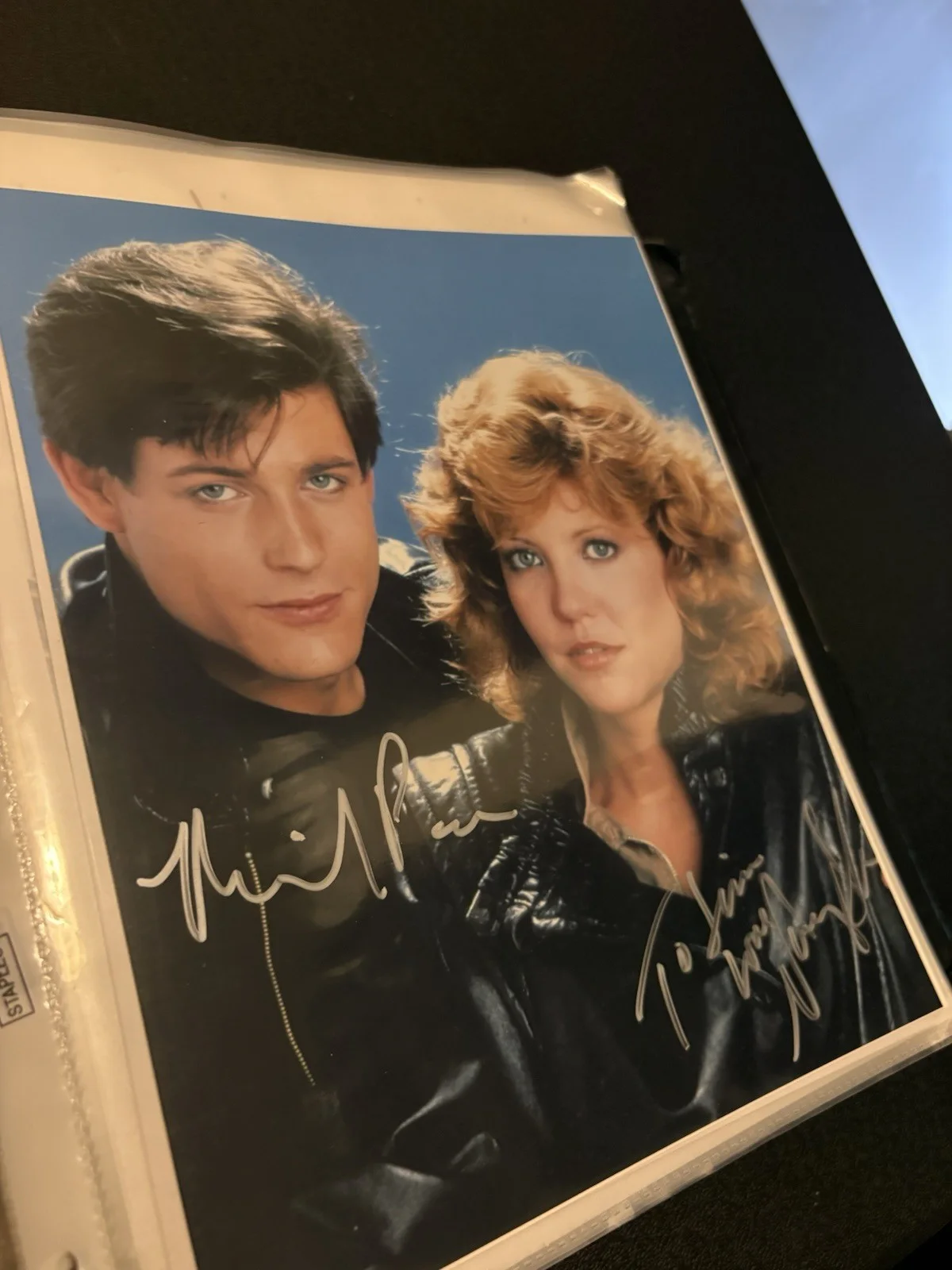Nancy Allen & Michael Pare Signed 8x10 Photo - Dual Signed, image 2