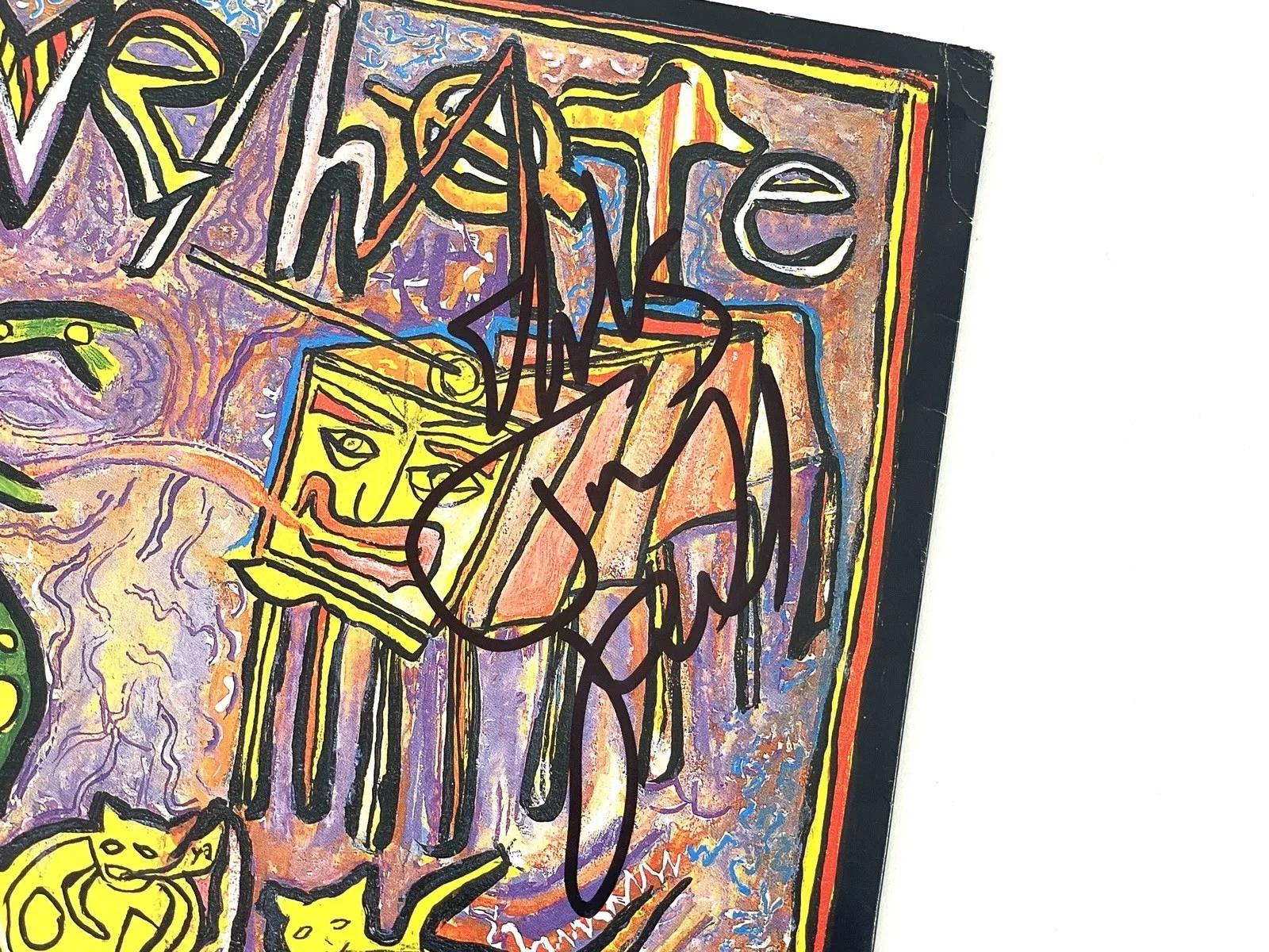 Love/Hate Jizzy Pearl Signed Wasted In America Vinyl Record Quiet Riot Ratt ACOA, image 2
