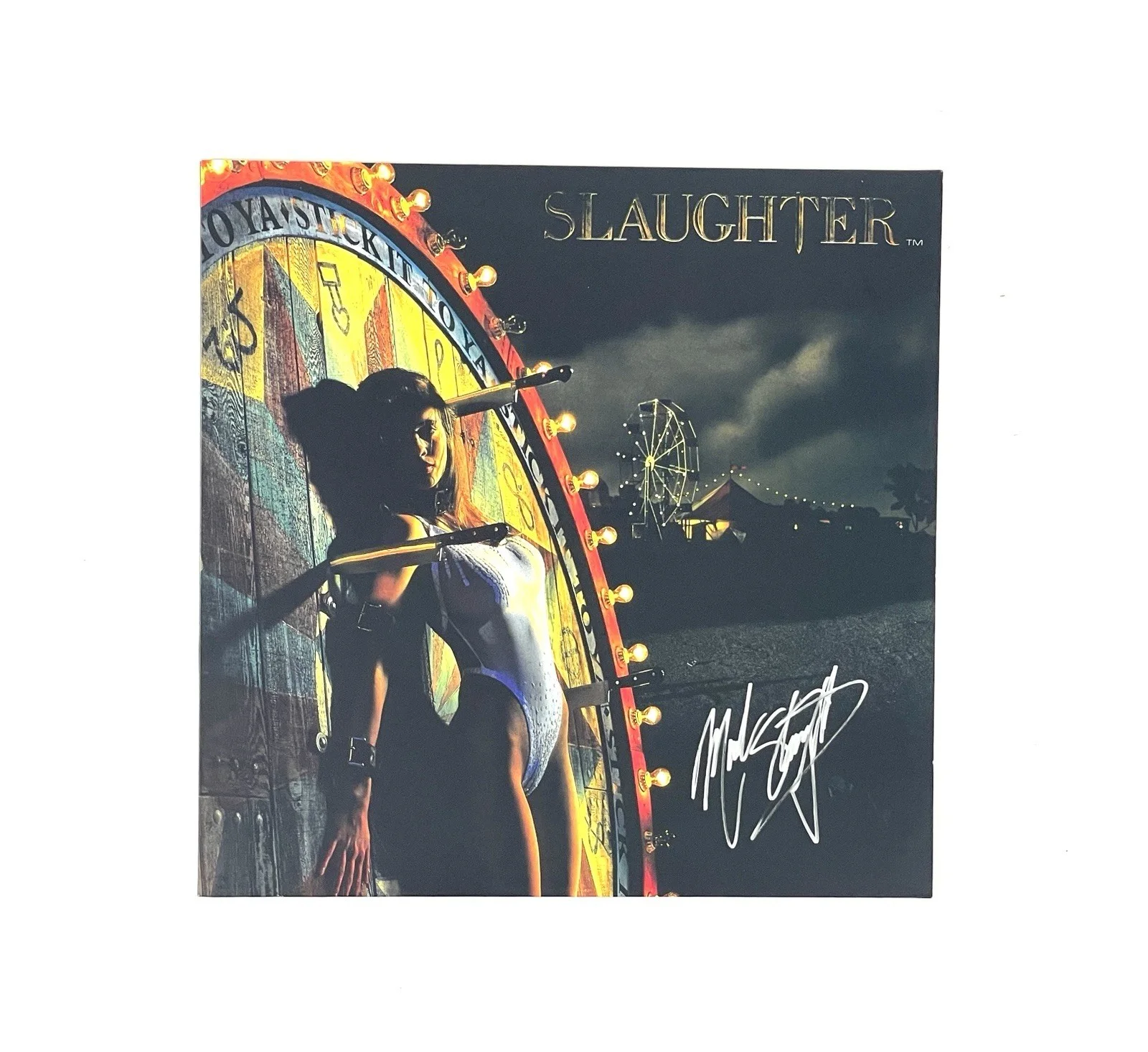 Mark Slaughter Signed Stick It To Ya Reissue Vinyl Album RareTracks Signing JSA, image 4