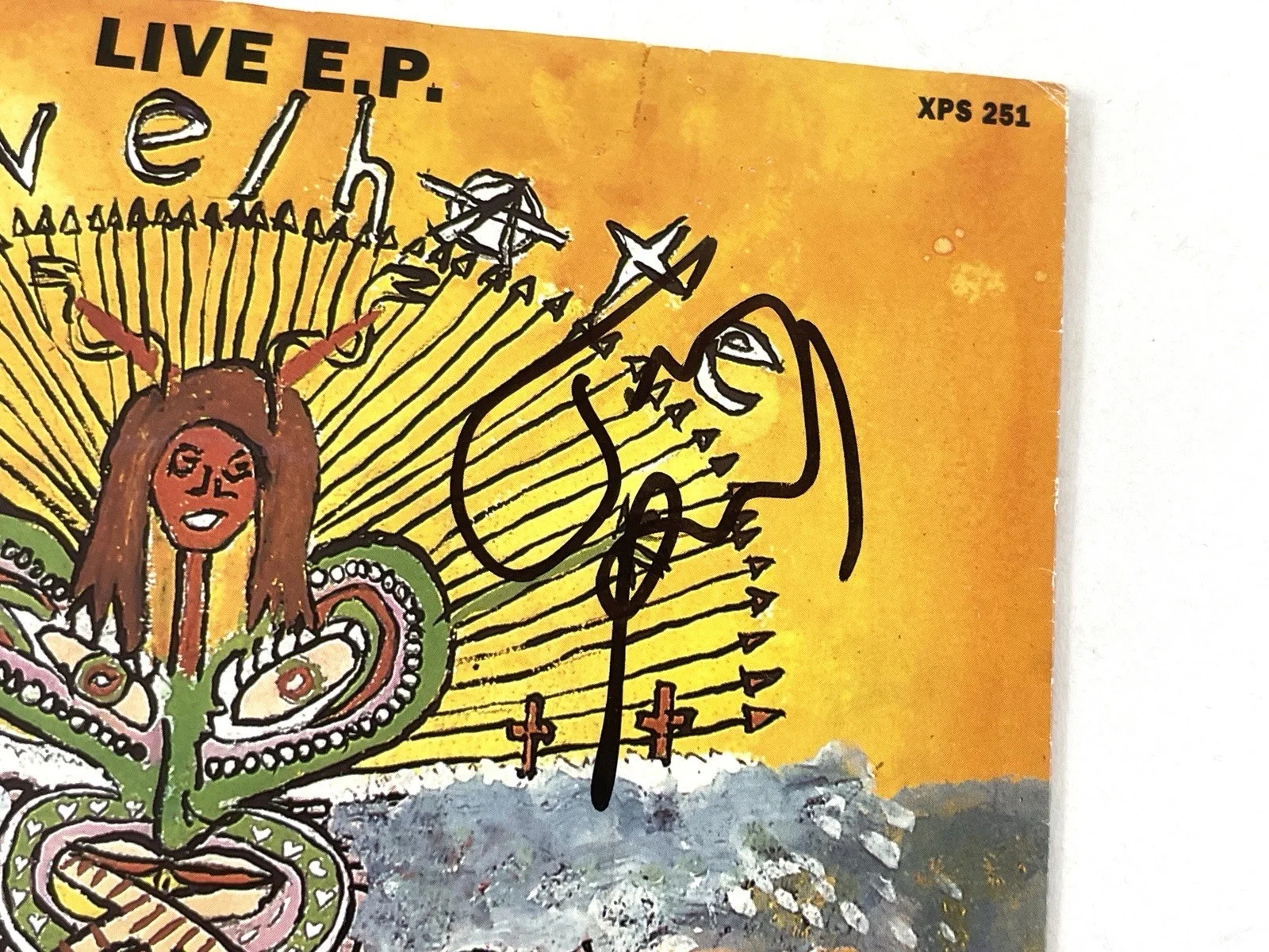 Love/Hate Jizzy Pearl Signed Live EP 7” U.K. Vinyl Record Quiet Riot Ratt ACOA, image 2