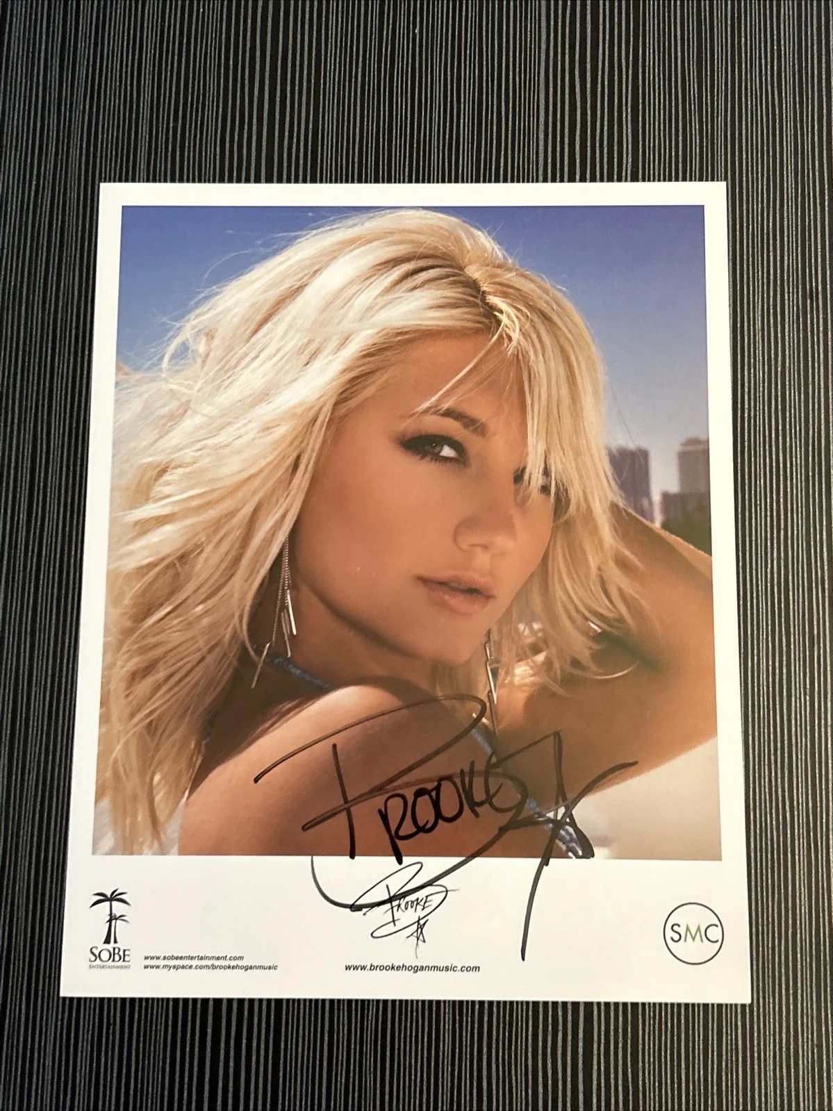 Brooke Hogan Signed 8x10 Music Promo Photo Wwf Wwe Hulk Hogan, изображение 2