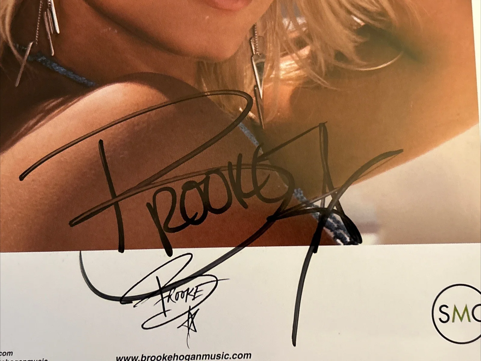 Brooke Hogan Signed 8x10 Music Promo Photo Wwf Wwe Hulk Hogan, изображение 3