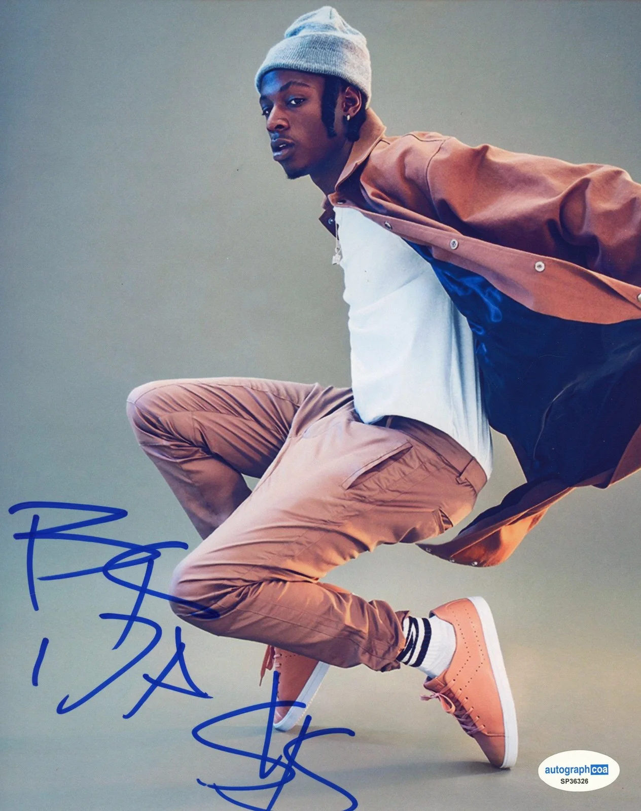 Joey Bada — Joey Badass "B4.Da.$$" AUTOGRAPH Signed 'Bada$$' Autographed 8x10 Photo ACOA, изображение 2