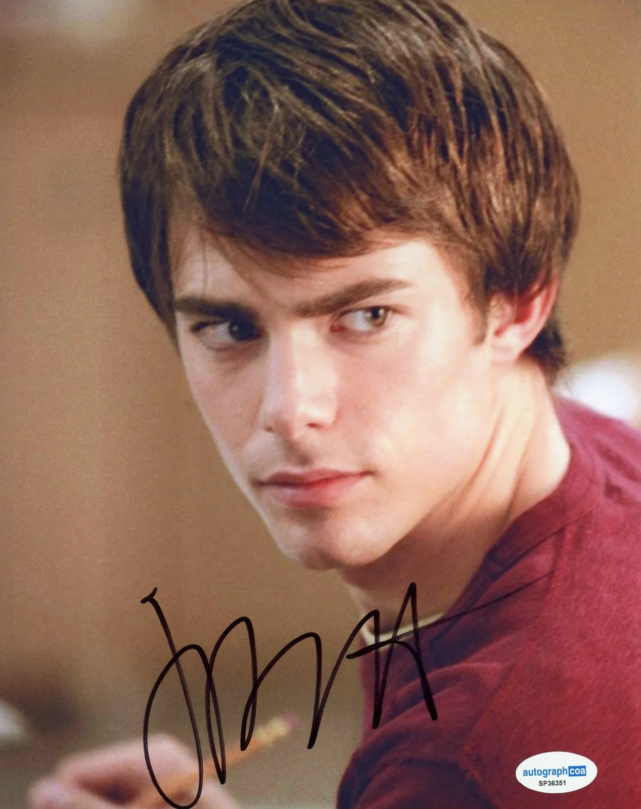 Jonathan Bennett — Jonathan Bennett "Mean Girls" AUTOGRAPH Signed 'Aaron Samuels' 8x10 Photo ACOA, изображение 2