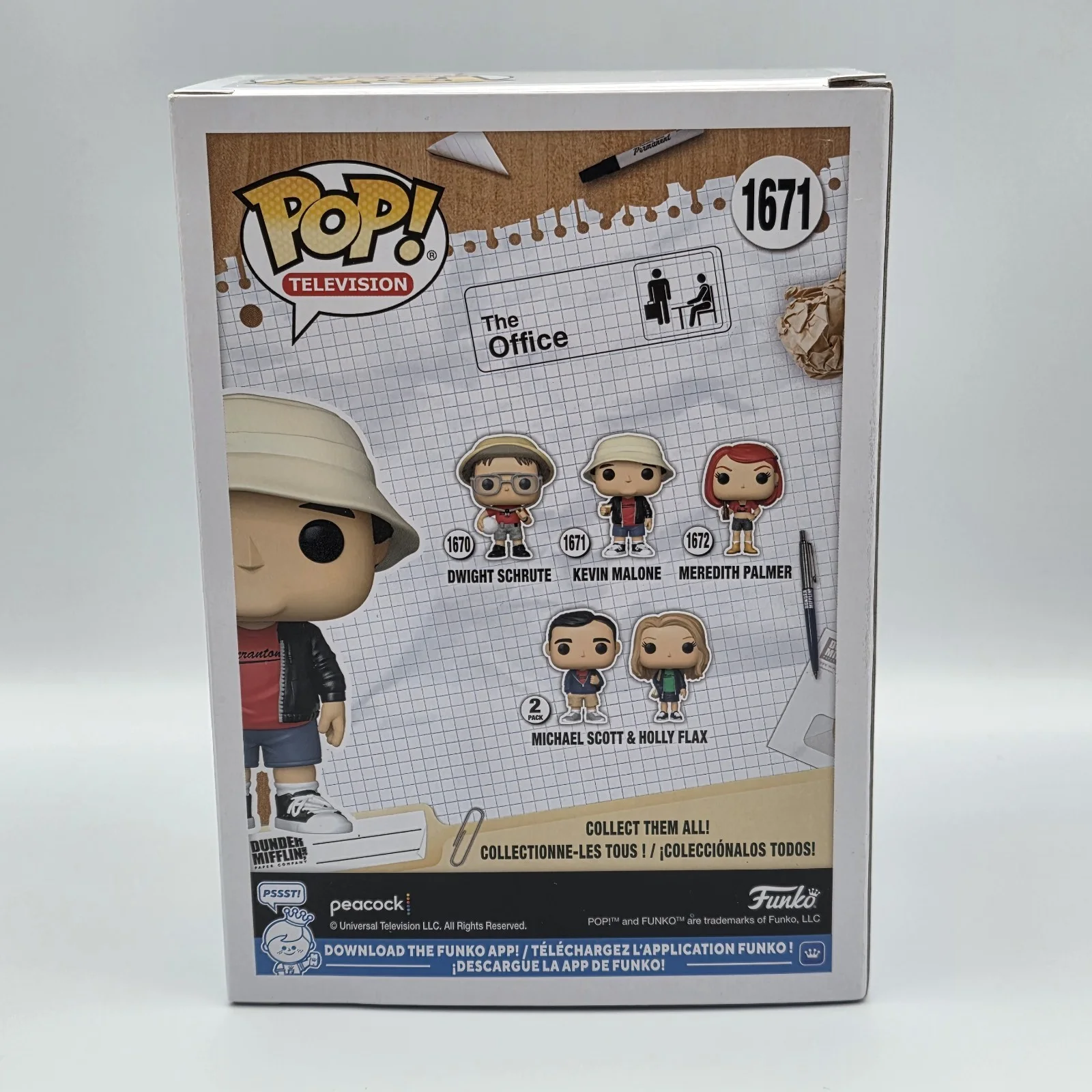 Brian Baumgartner — Brian Baumgartner Signed Autographed Office Kevin Malone Funko Pop 1671 UG COA, изображение 3