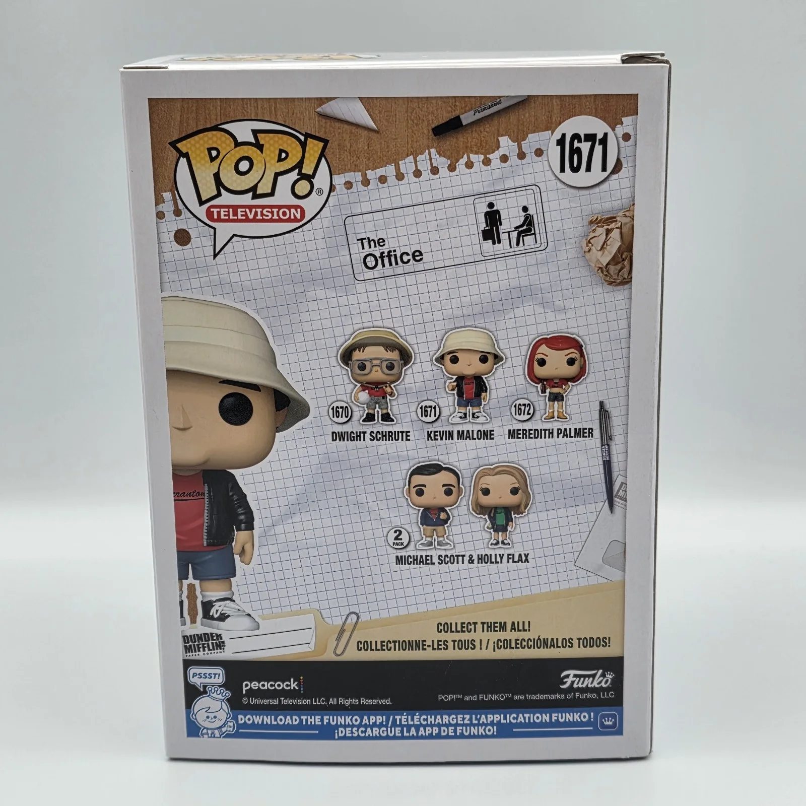 Brian Baumgartner — Brian Baumgartner Signed Autographed Office Kevin Malone Funko Pop 1671 UG COA, image 3