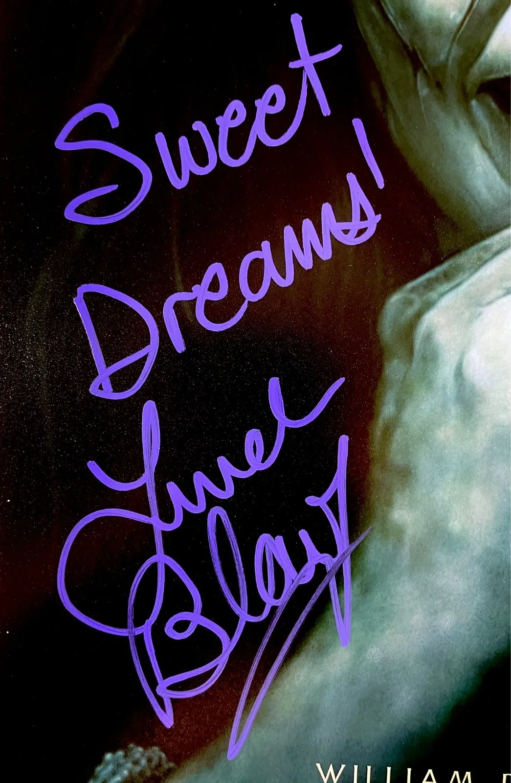 Linda Blair — Linda Blair Signed The Exorcist 11x17 Movie Poster Authentic Autograph JSA COA, image 2