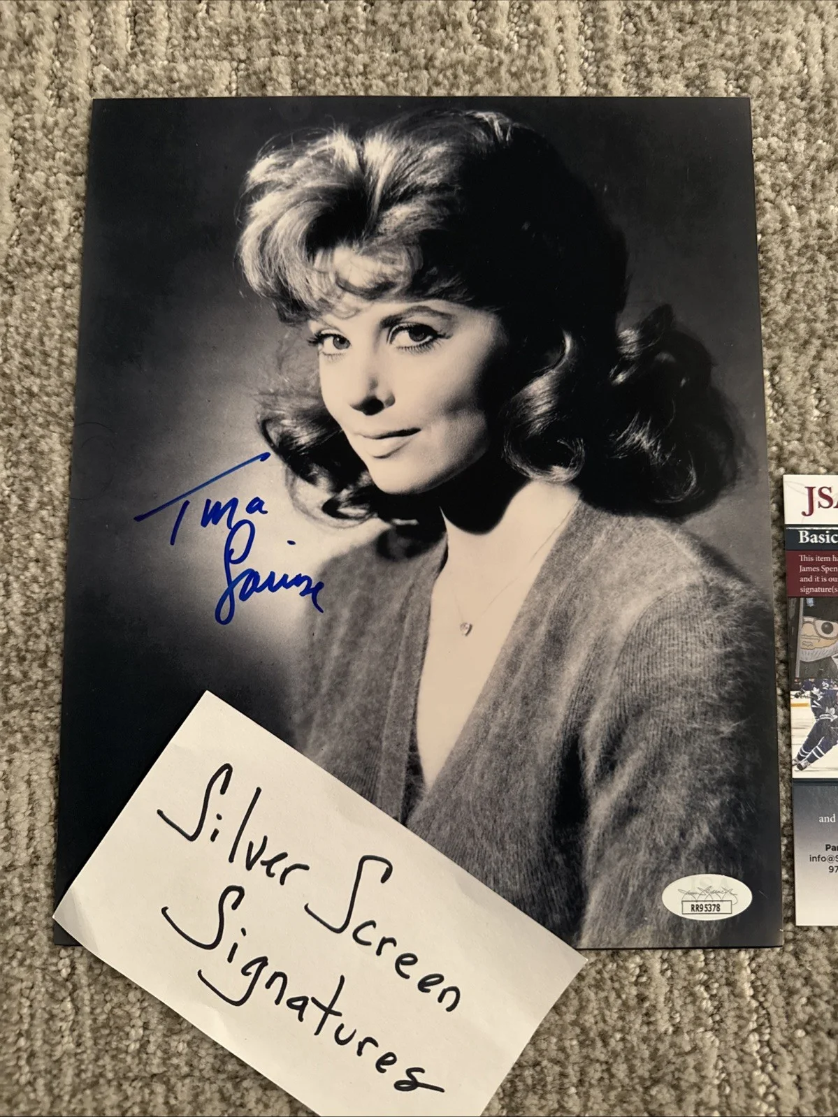 Tina Louise Stunning 8x10 Hand Signed Autograph JSA COA Gilligan‘s Island￼, изображение 3