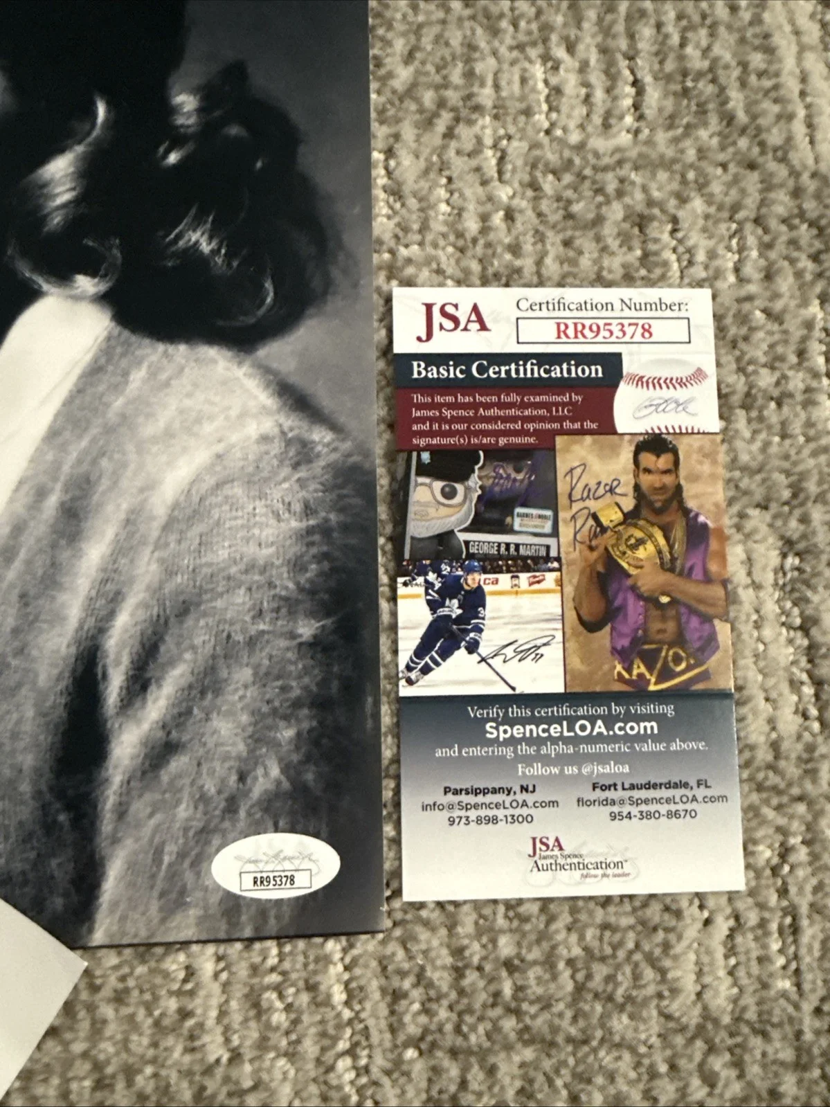 Tina Louise Stunning 8x10 Hand Signed Autograph JSA COA Gilligan‘s Island￼, изображение 4