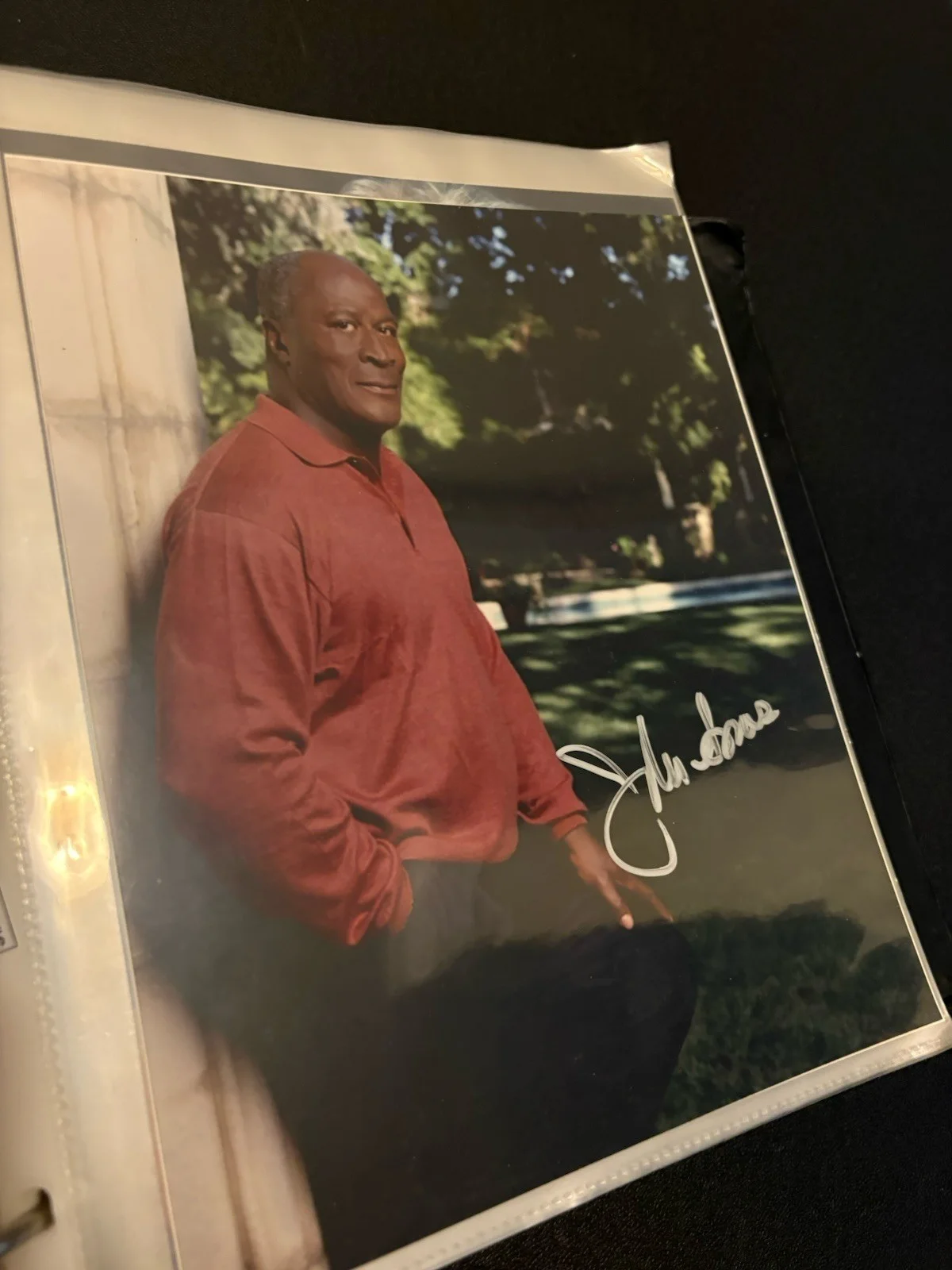 John Amos Signed 8x10 Color Photo - Career Portrait, изображение 2
