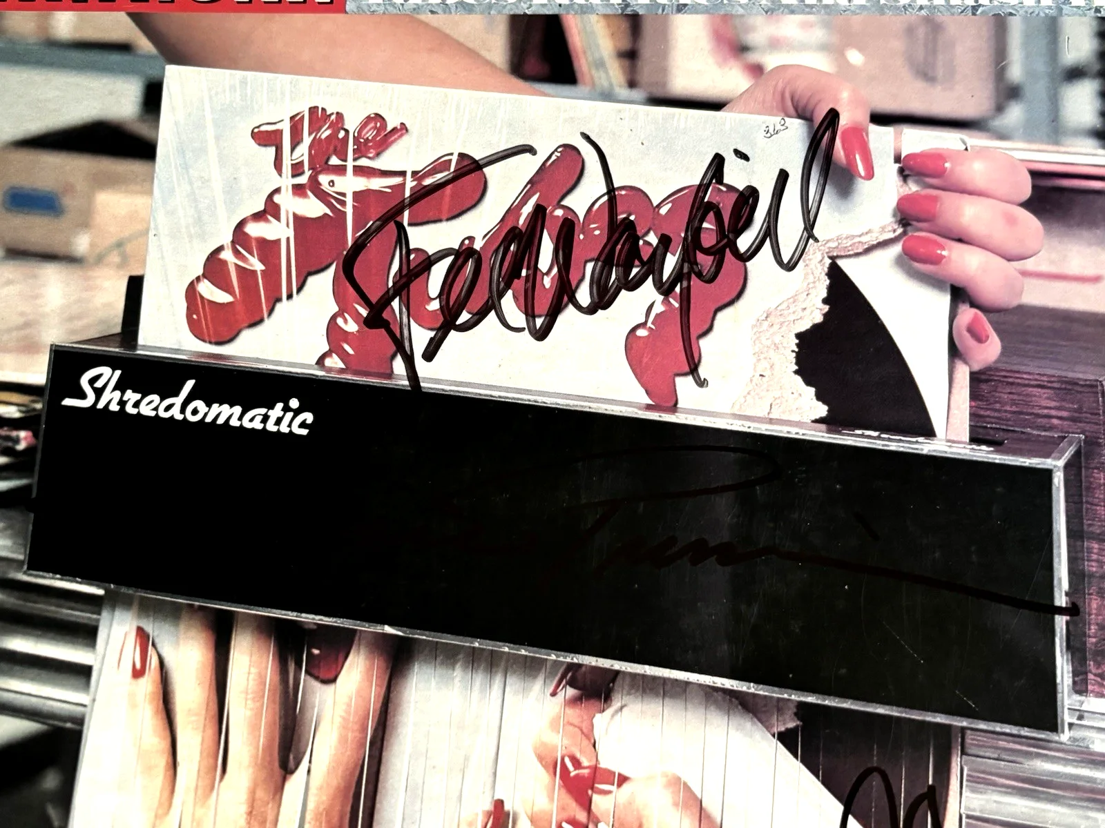 THE TUBES Signed TRASH Vinyl LP RECORD JSA COA Fee Waybill STEEN Anderson PRINCE, изображение 3