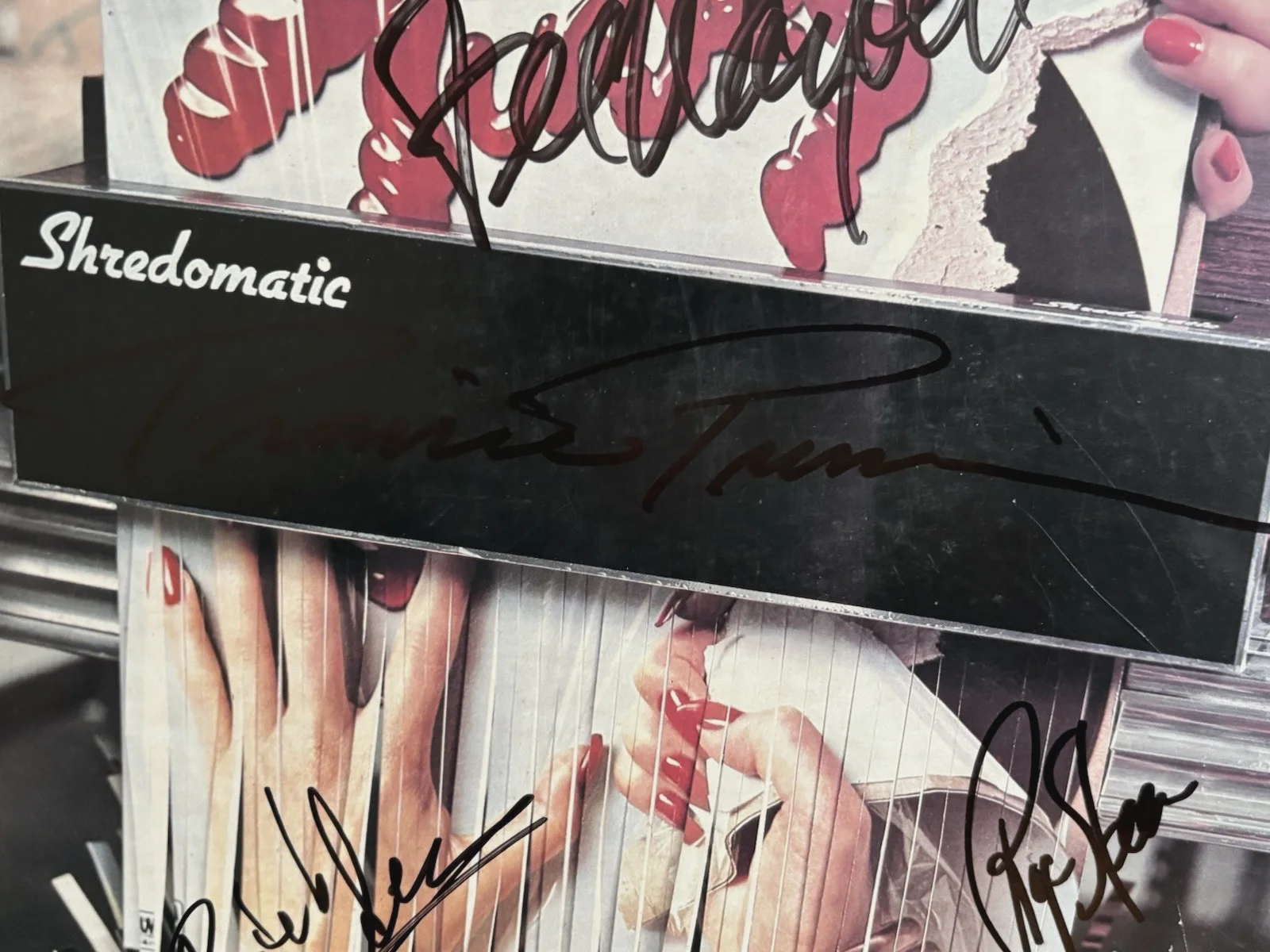 THE TUBES Signed TRASH Vinyl LP RECORD JSA COA Fee Waybill STEEN Anderson PRINCE, изображение 5