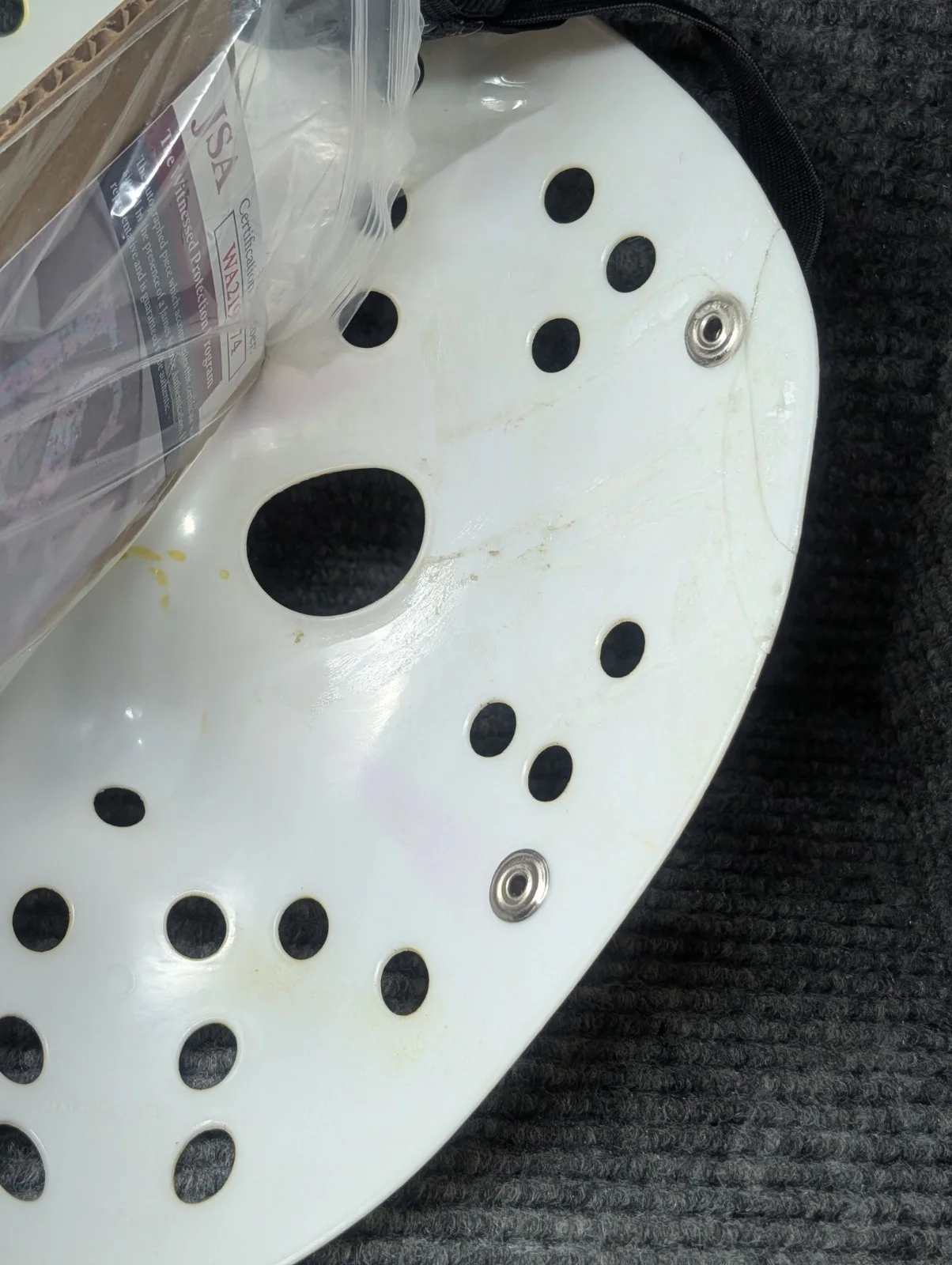 Ari Lehman Jason Voorhees Friday the 13th Signed Mask COA, изображение 2