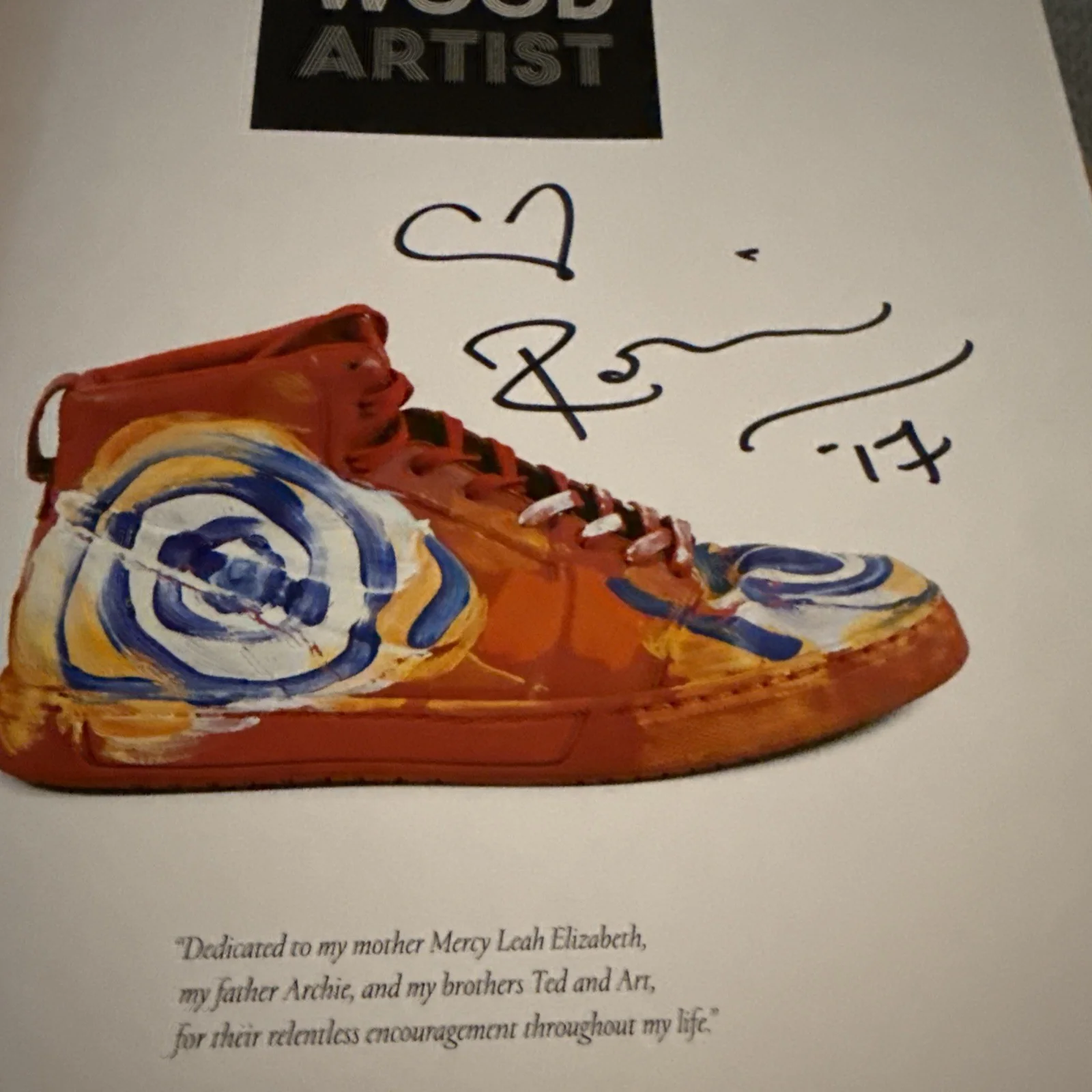 Ronnie Wood — Autographed Ronnie Wood Artist Book . The Rolling Stones. Web Exclusive, изображение 4