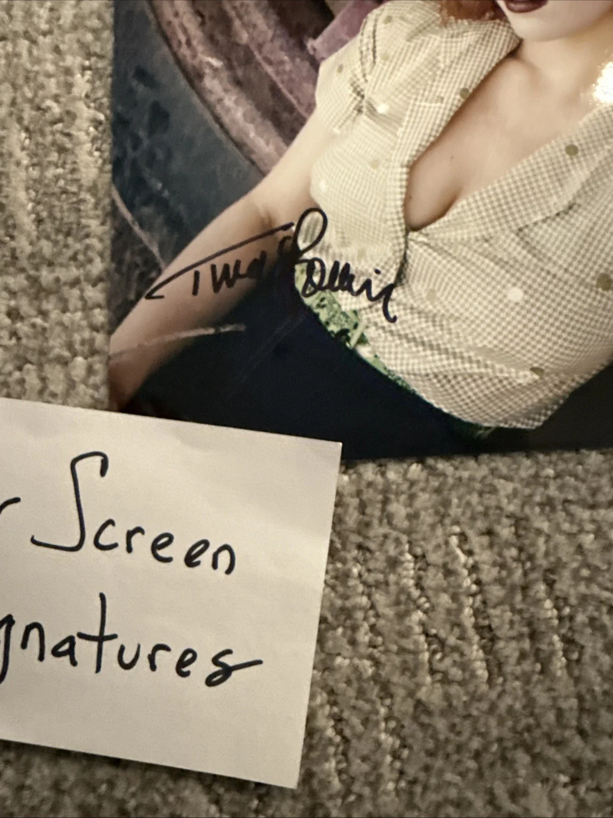 Tina Louise Stunning 8x10 Hand Signed Autograph JSA COA, изображение 4