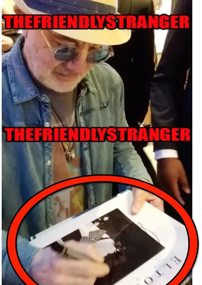 Bernie Taupin — Bernie Taupin signed ELTON JOHN "ICE ON FIRE" Vinyl Album EXACT PROOF b JSA COA, image 4