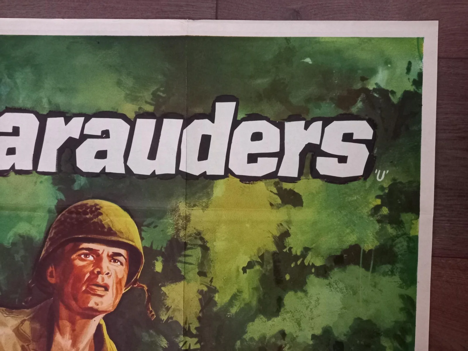 MERRILL'S MARAUDERS 1962 BRITISH QUAD POSTER JEFF CHANDLER TY HARDIN PETER BROWN, image 5