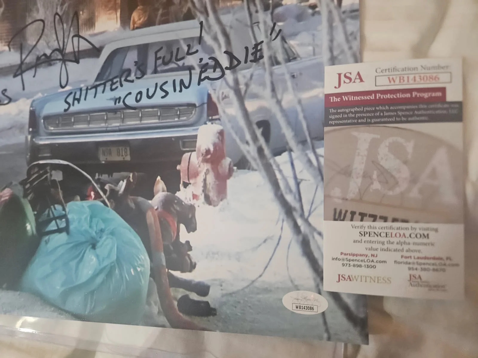 Randy Quaid — Christmas Vacation Randy Quaid signed 11x14 color photo Shi%$ Full added JSA **, изображение 3