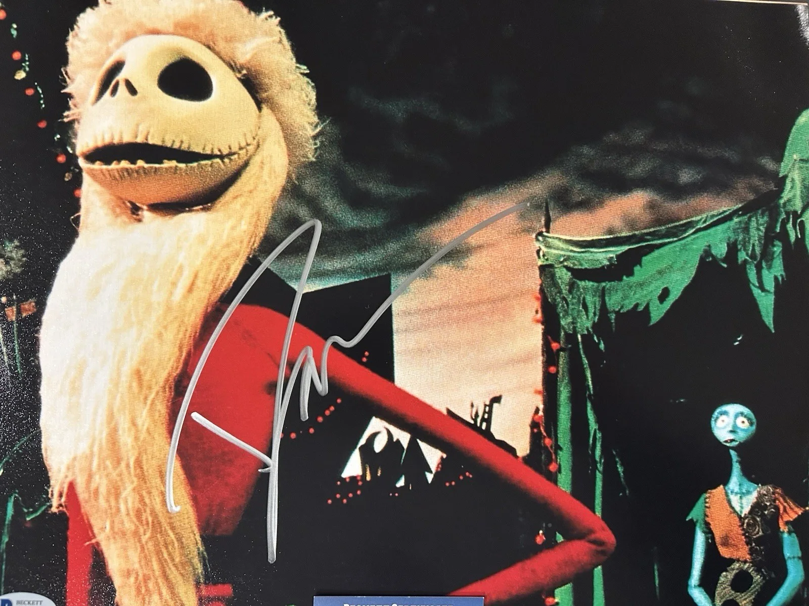 Danny Elfman Signed 11x14 Nightmare Before Christmas Photo Beckett COA, изображение 2