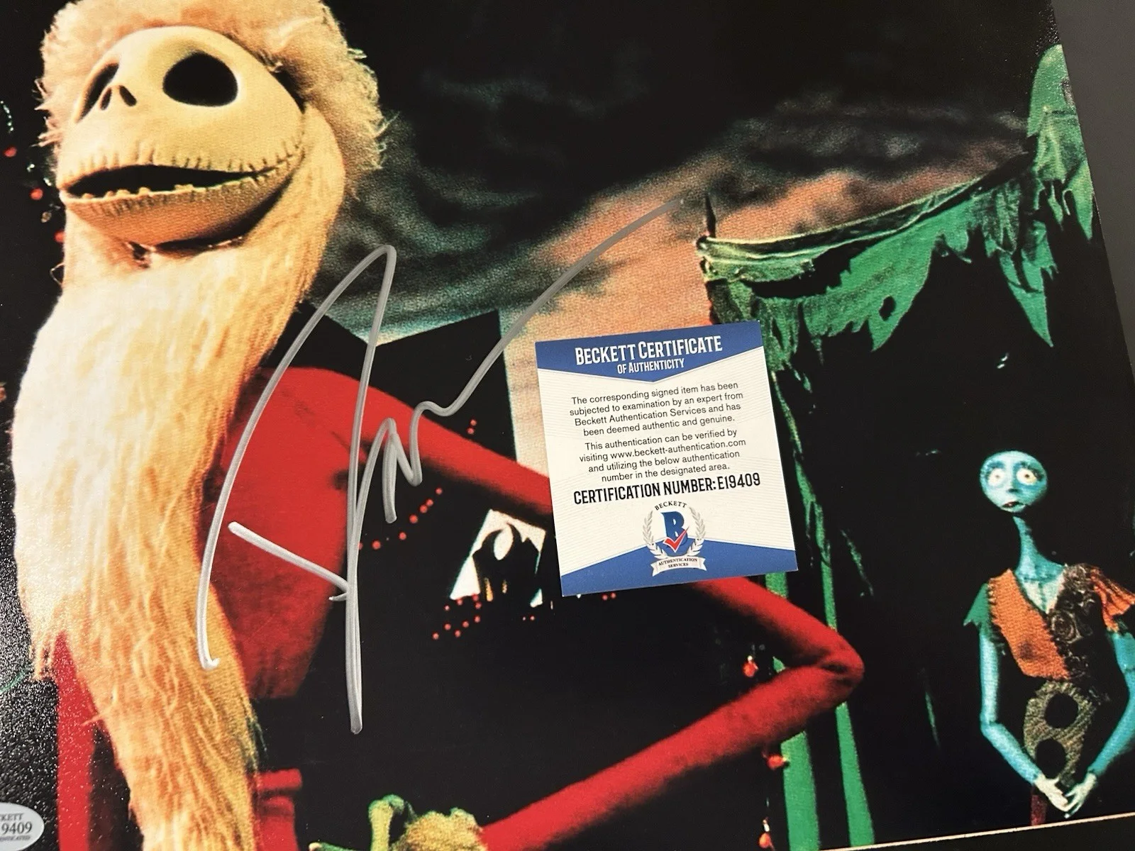 Danny Elfman Signed 11x14 Nightmare Before Christmas Photo Beckett COA, изображение 3
