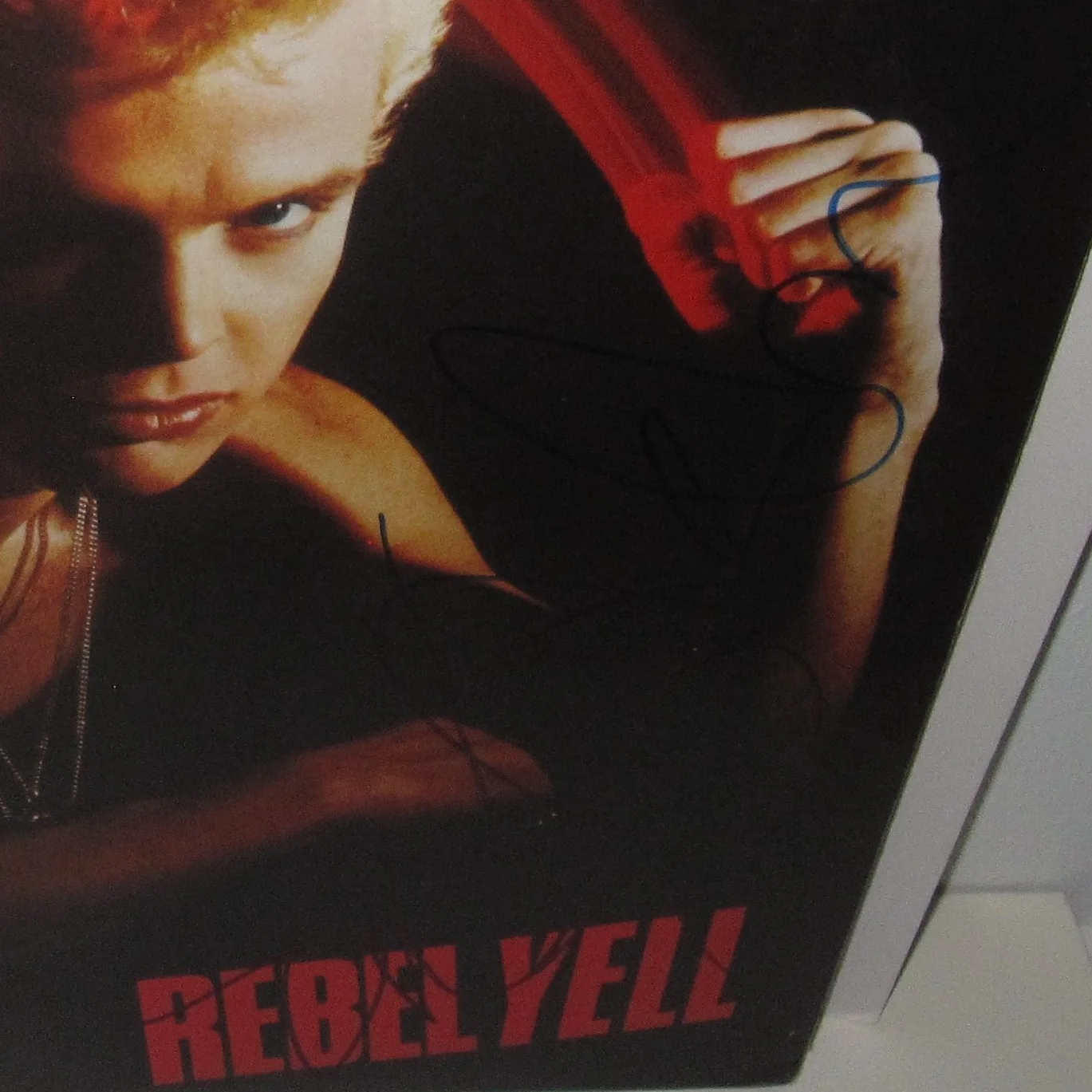 BILLY IDOL SIGNED REBEL YELL ALBUM VINYL ROCK AUTOGRAPH STEVE STEVENS JSA COA X2, image 4